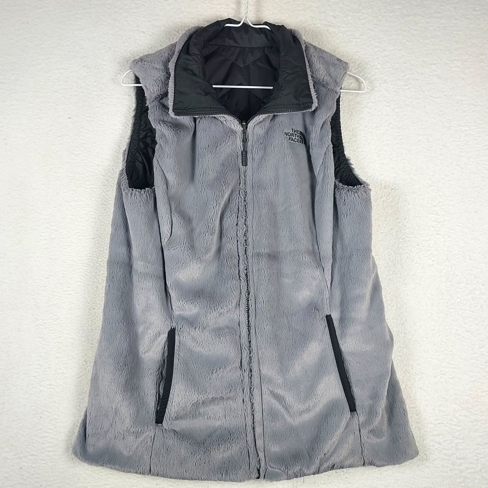 The North Face The North Face Reversible Fleece Vest Womens Small Black Full Zip Size S / US 4 / IT 40 - 2 Thumbnail