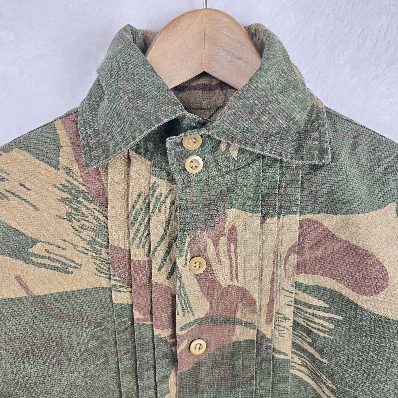Other Vintage Pakistani Brushstroke Army Camo Shirt Medium Pleated Size US M / EU 48-50 / 2 - 3 Thumbnail