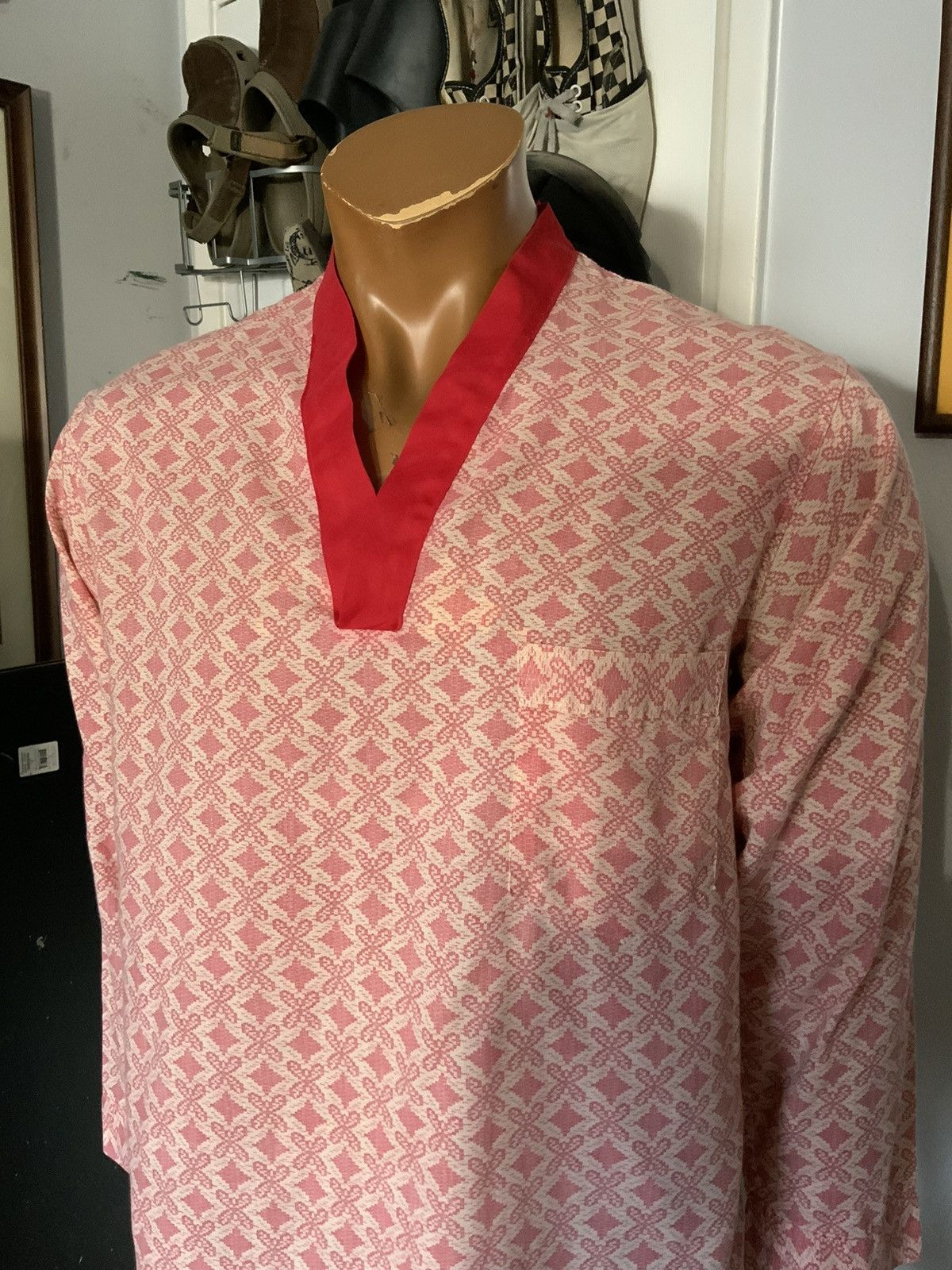 Vintage Vintage 1960s Knightimer Permanent Press MCM Pullover Shirt Size US M / EU 48-50 / 2 - 8 Thumbnail