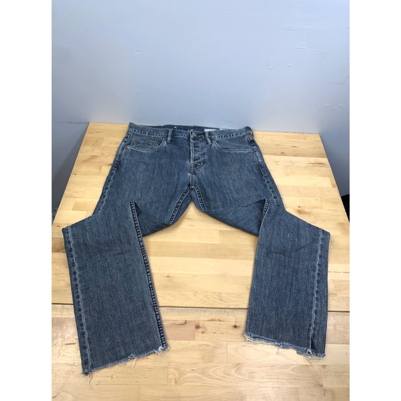 Allsaints AllSaints Cigarette Jeans Mens 30x27 Blue Casual Straight Regular 12301 Size US 30 / EU 46 - 5 Thumbnail