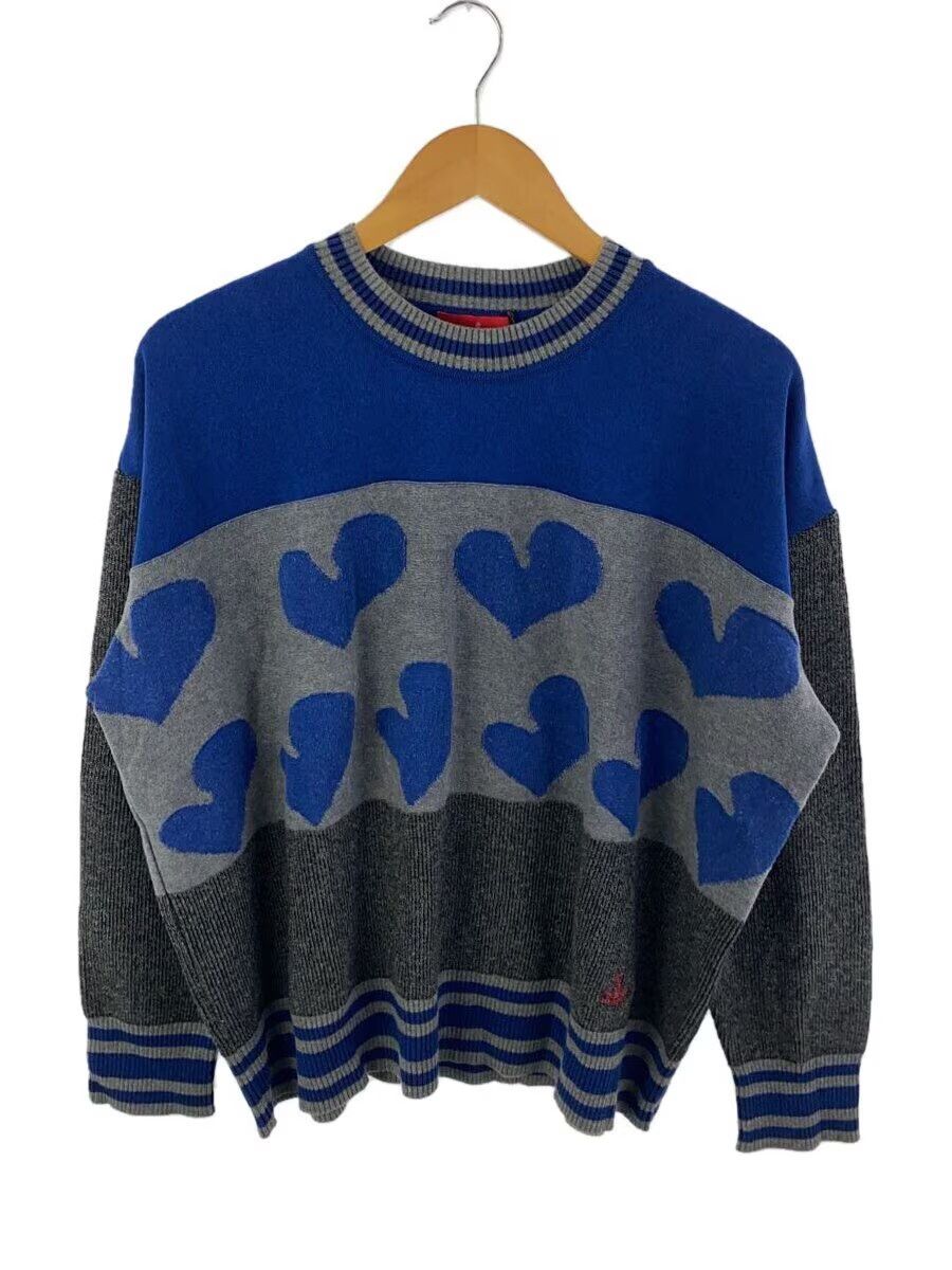Vivienne Westwood Heart Orb Boxy Knit Sweater Size US S / EU 44-46 / 1 - 1 Thumbnail
