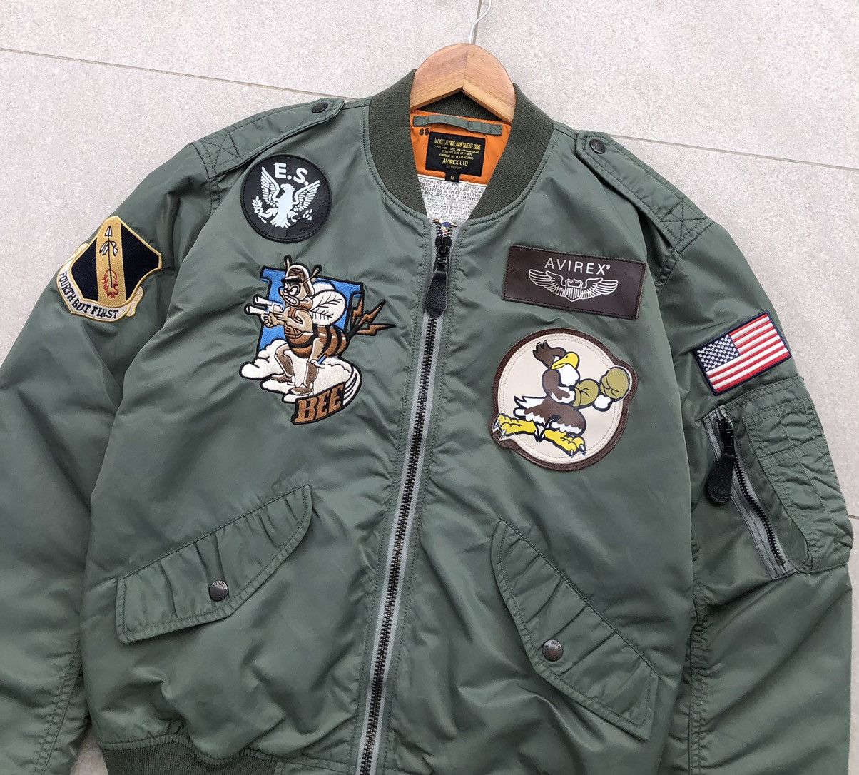Avirex Avirex MA-1 Patches Logo Flight Military Bomber Jackets Size US M / EU 48-50 / 2 - 2 Thumbnail