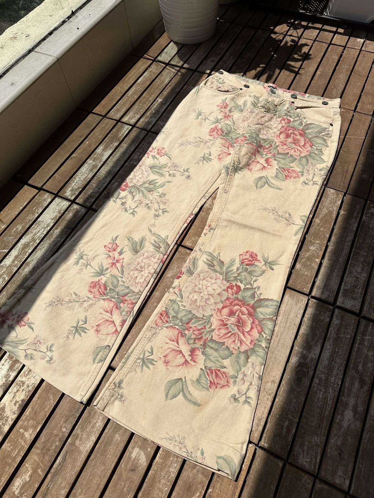 Ralph Lauren Vintage Ralph Lauren Floral Pants (2004) –Archive Piece Size 30" / US 8 / IT 44 - 12 Thumbnail