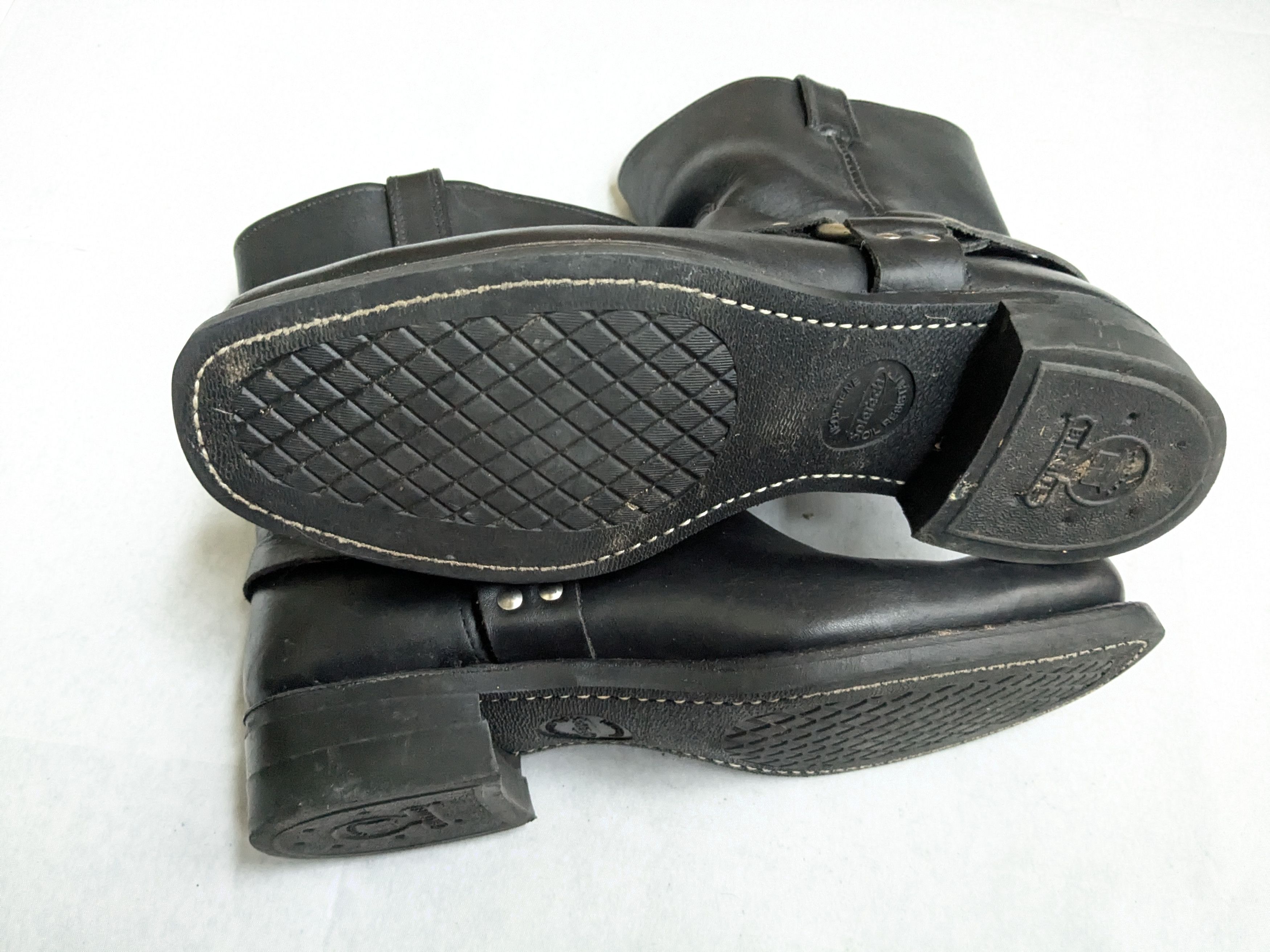 Frye Frye Harness Boots Black 13 M Leather Size US 13 / EU 46 - 17 Thumbnail