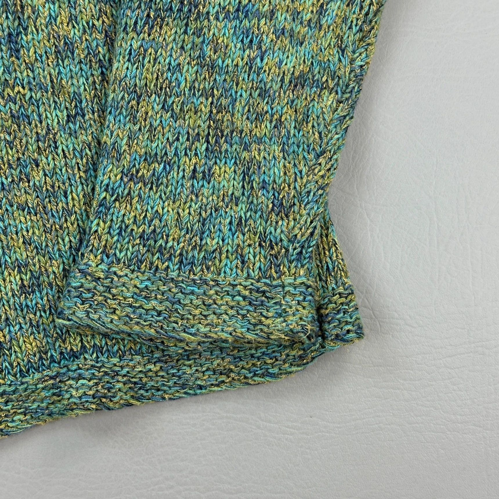 Vintage VINTAGE Northern Isles Sweater Women's Large Green Marled Knit Crewneck Pullover Size L / US 10 / IT 46 - 3 Thumbnail