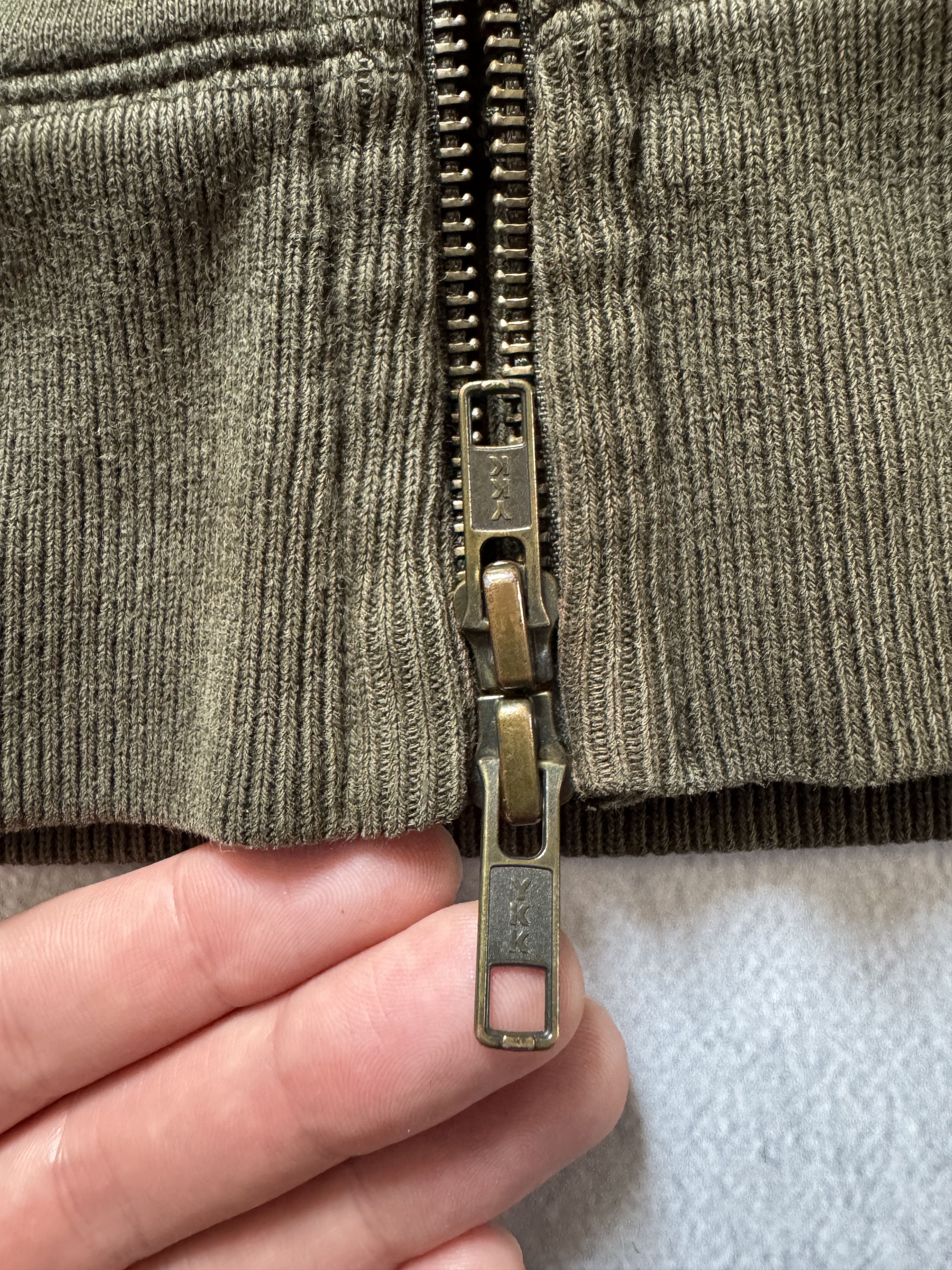 Allsaints Allsaints Spitalfields Heavy Zip Hoodie Faded Khaki Size US M / EU 48-50 / 2 - 7 Thumbnail