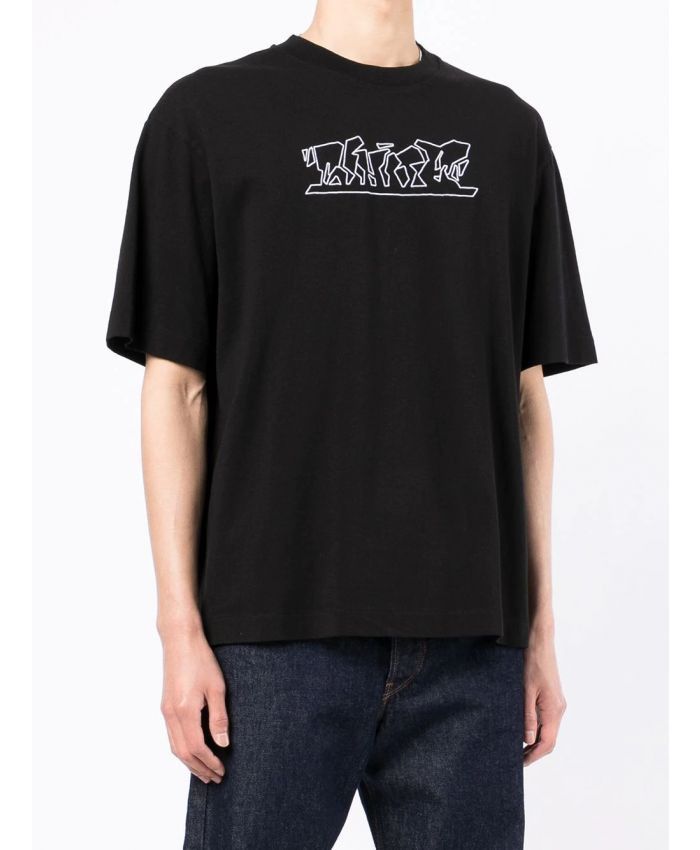 Off-White o1gr1nt1124 Fig Of Speech Over Skate S/S T-Shirt in Black Size US XS / EU 42 / 0 - 4 Thumbnail