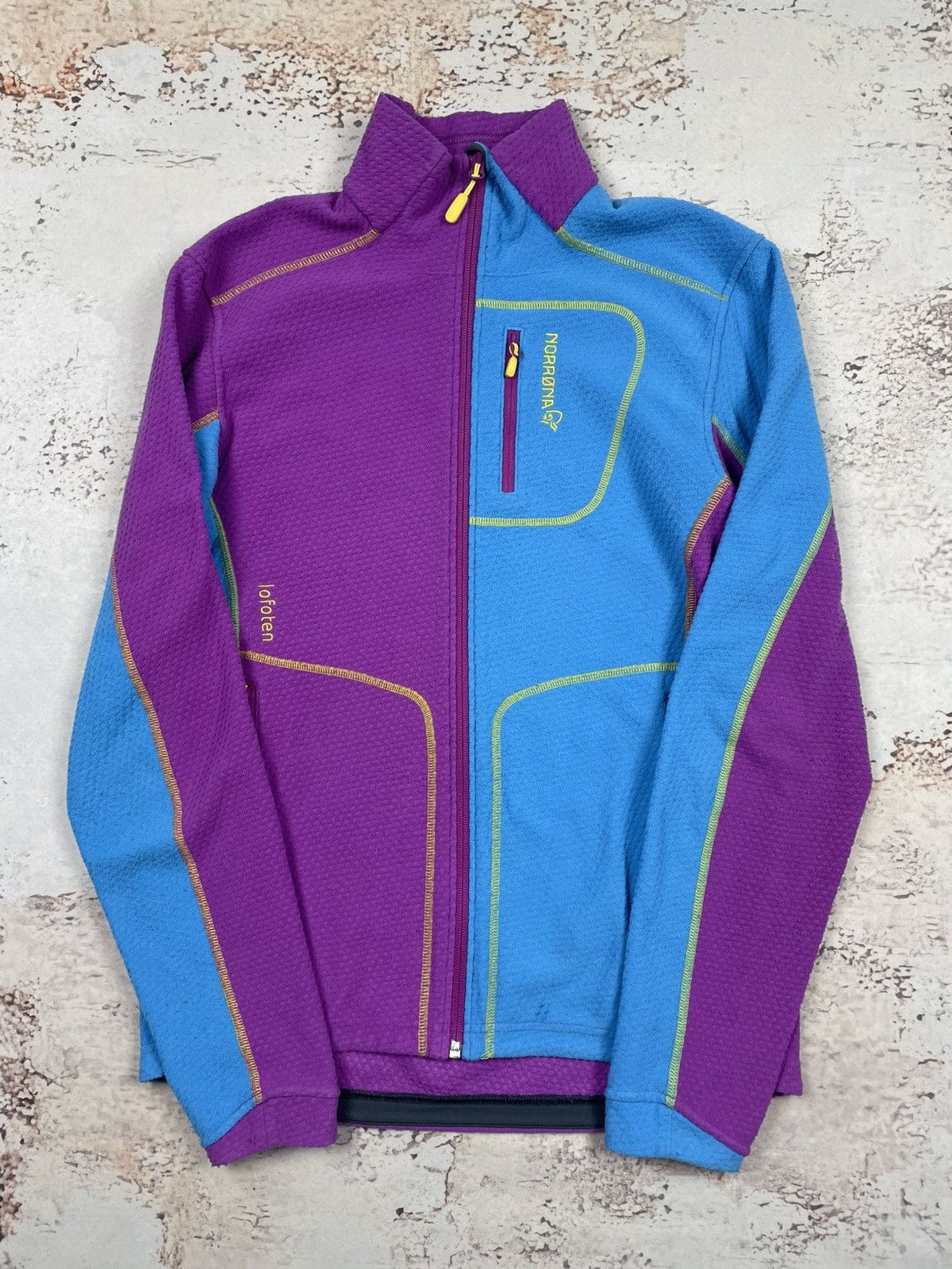 Norrona Norrøna S – Women’s Blue/Pink Hiking Fleece Jacket, Trekking Size M / US 6-8 / IT 42-44 - 1 Thumbnail