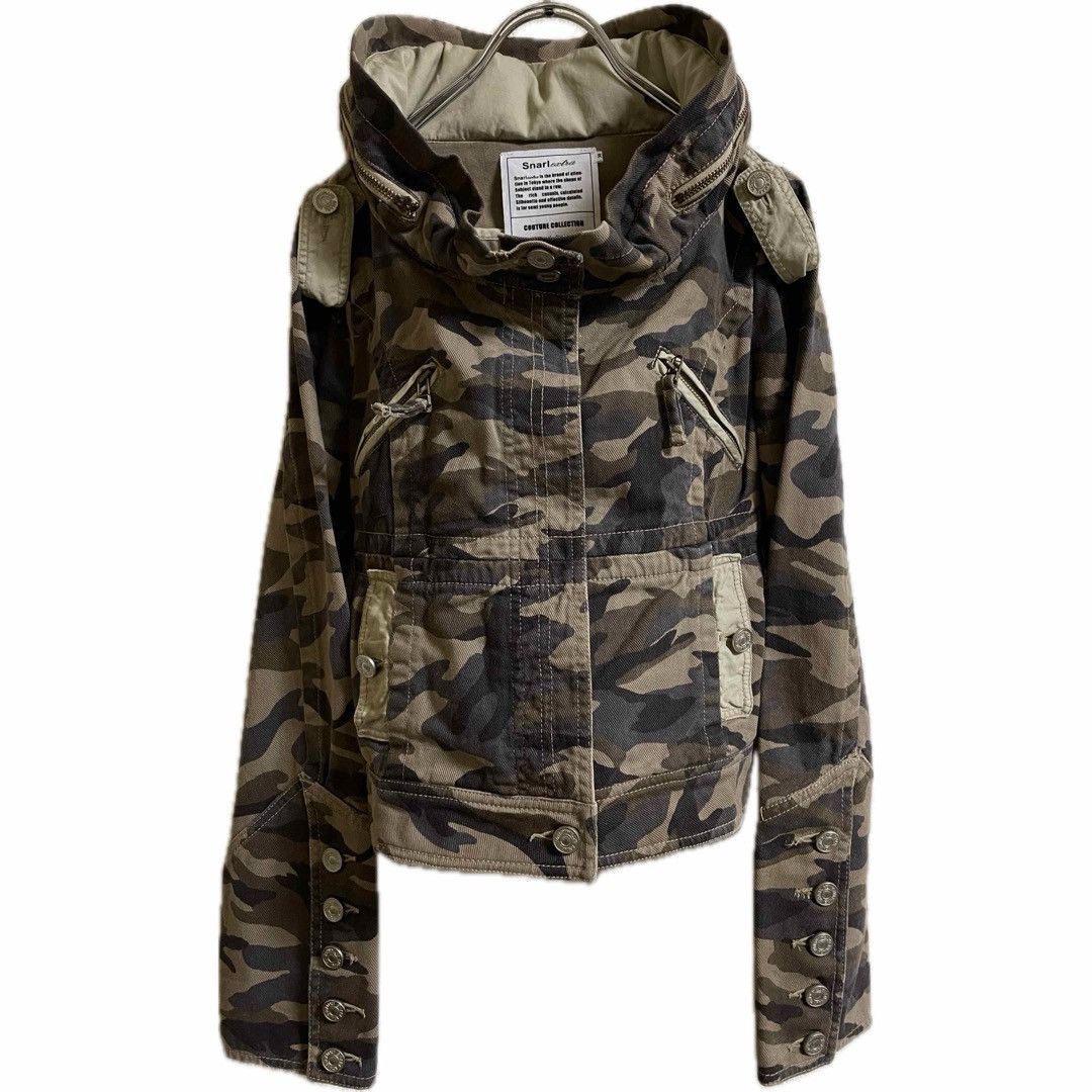 Japanese Brand Cropped Camo Bono Jacket Size US S / EU 44-46 / 1 - 1 Thumbnail