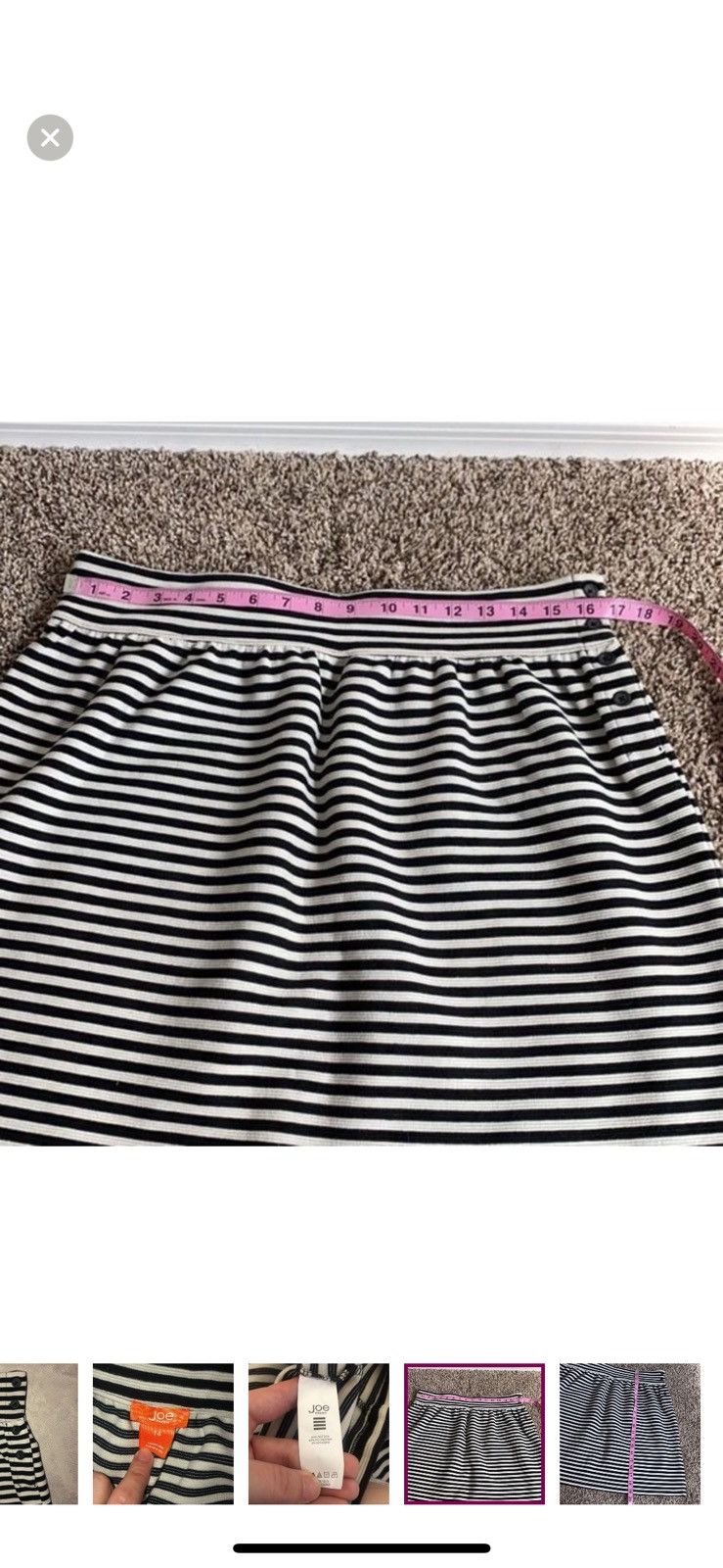 Joe Freshgoods Joe fresh striped skirt size 14 Size 36" / US 14 / IT 50 - 6 Thumbnail
