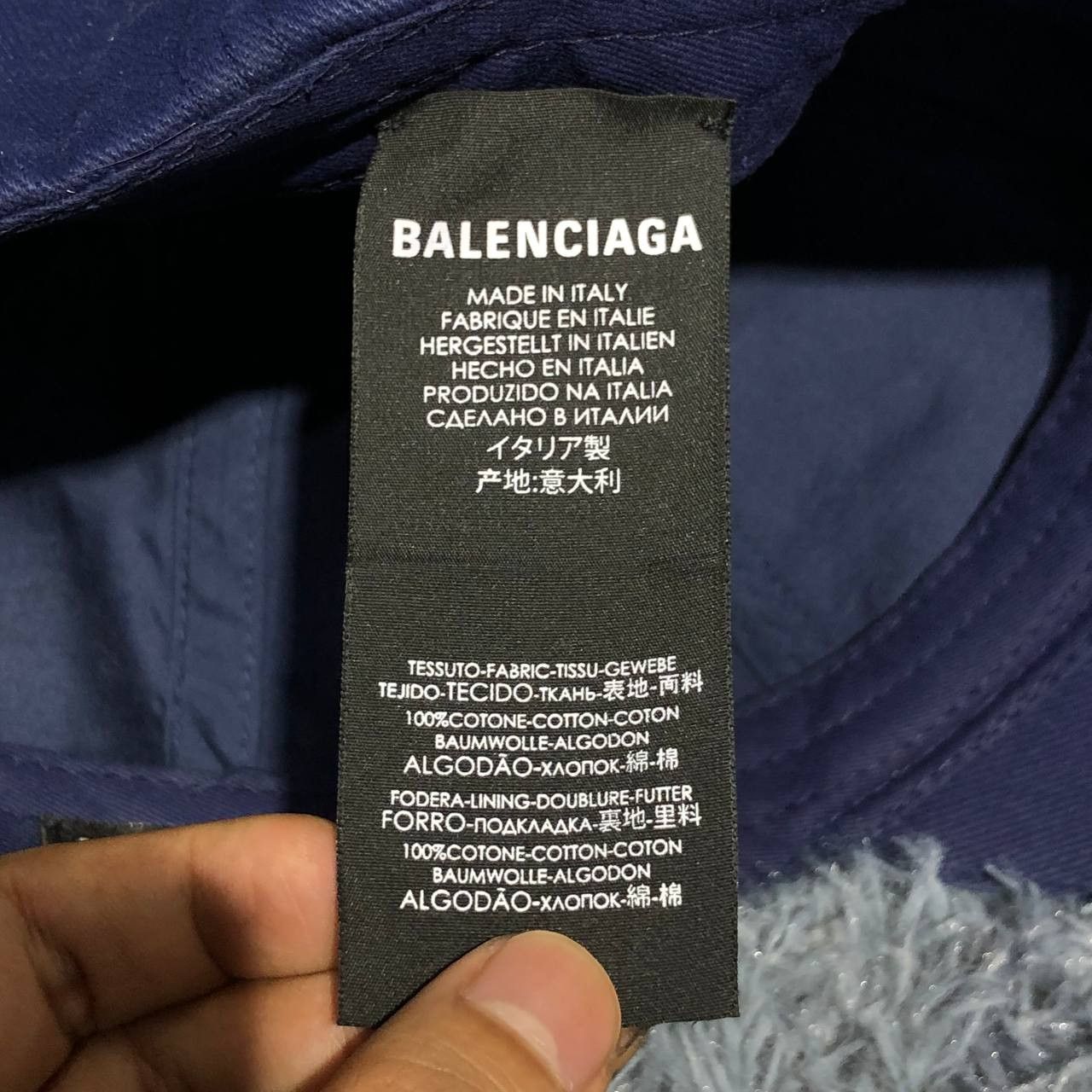 Balenciaga Balenciaga Visor Embroidered logo cap Size ONE SIZE - 9 Thumbnail