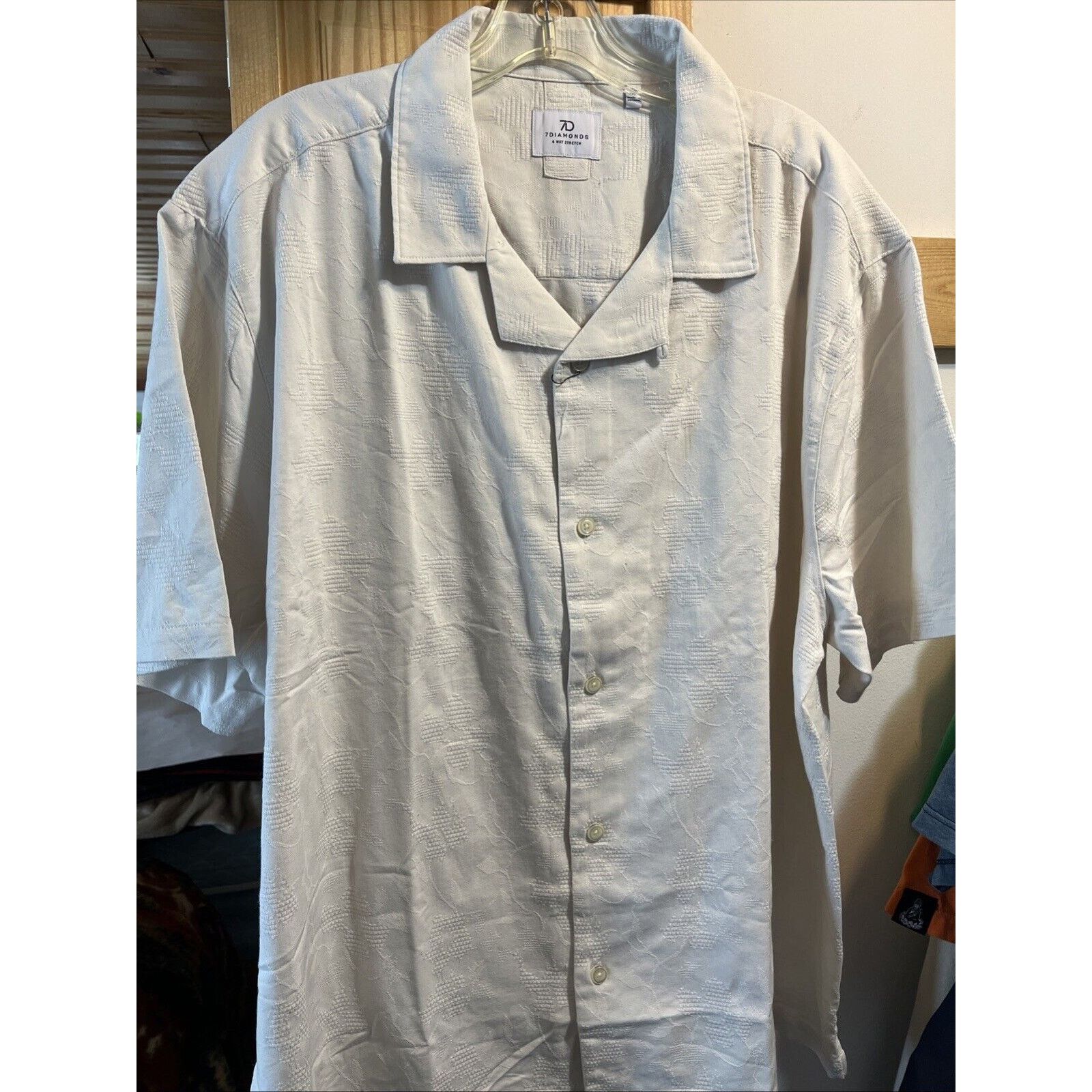 7Diamonds 7 Diamonds 4 Way Stretch M Button Up Men’s XXL White Shirt Size US XXL / EU 58 / 5 - 2 Thumbnail