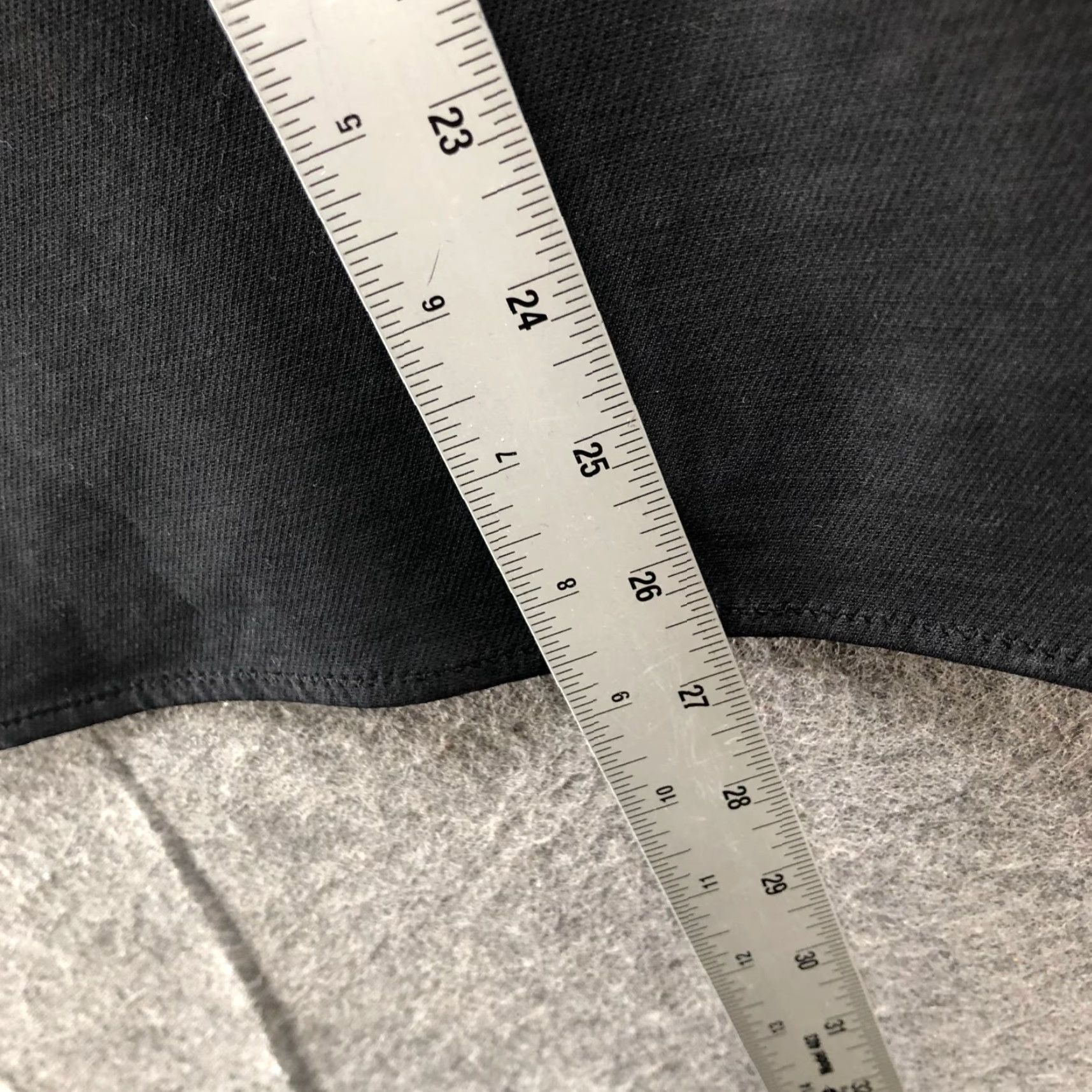 Acne Studios Acne Studios Rene Stretch Pencil Skirt Womens 8 Black Zip Cotton Blend Skirt Knee Length Satin Tweed Fall Spring Summer Size 30" / US 8 / IT 44 - 6 Thumbnail