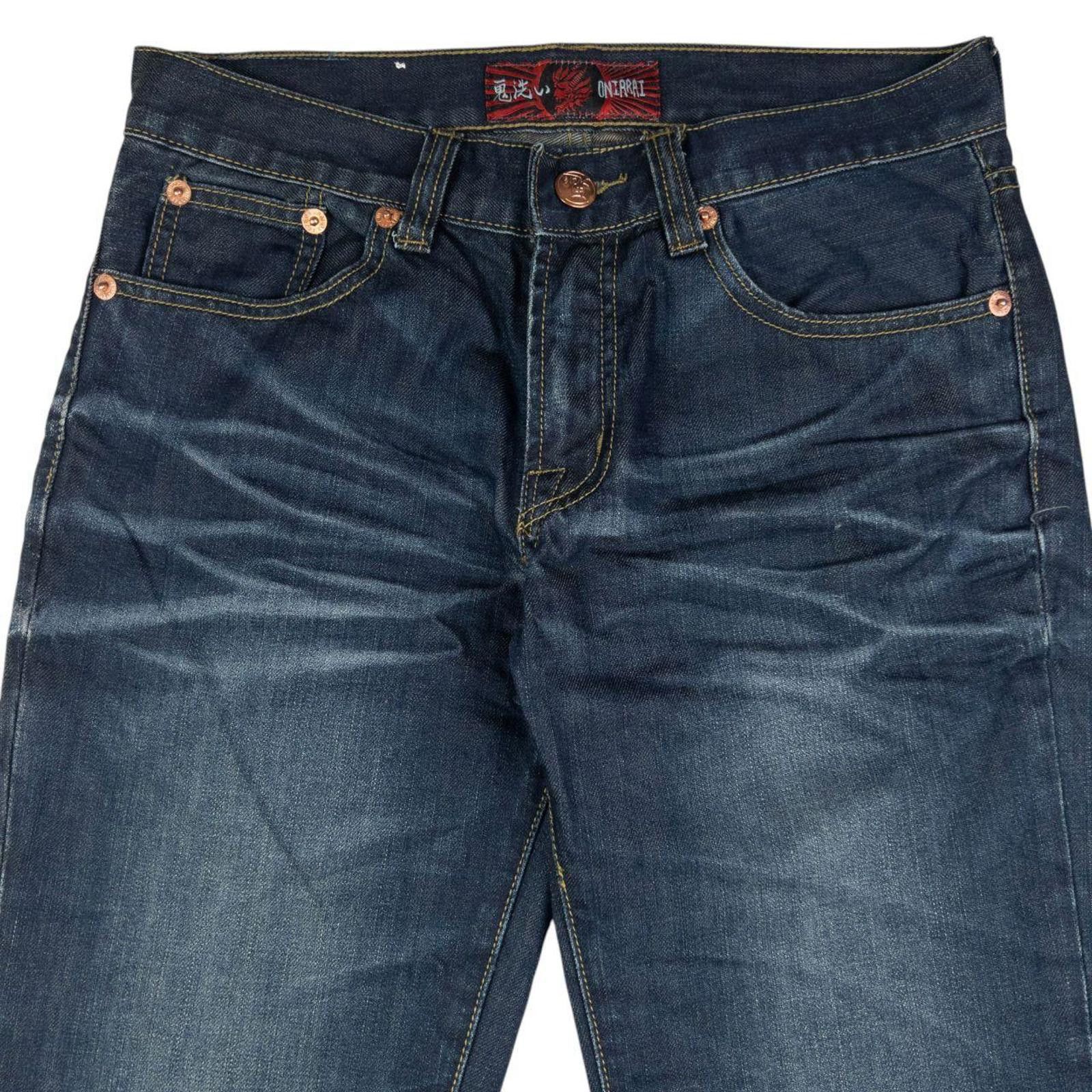 Onia Vintage Oniarai Embroidered Monster Denim Jeans Size W32 Size US 32 / EU 48 - 4 Thumbnail