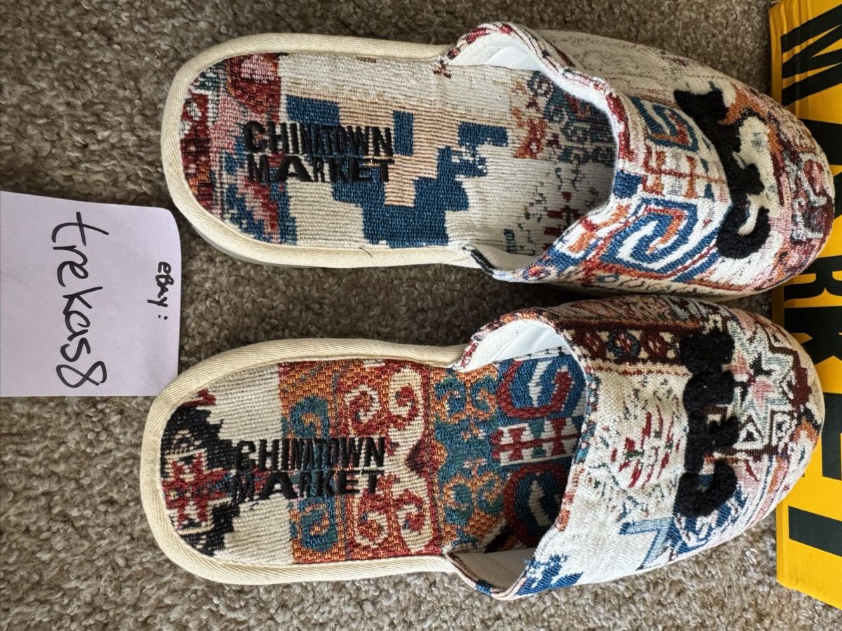Market Chinatown Market Patchwork Slippers (Size XL) Size US 12 / EU 45 - 4 Thumbnail