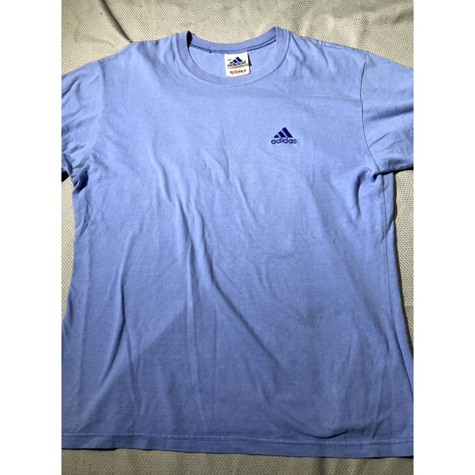 Adidas VINTAGE adidas Shirt Womens XL Purple CrewNeck Logo Active T-Shirt Tee 90s Size XL / US 12-14 / IT 48-50 - 3 Thumbnail