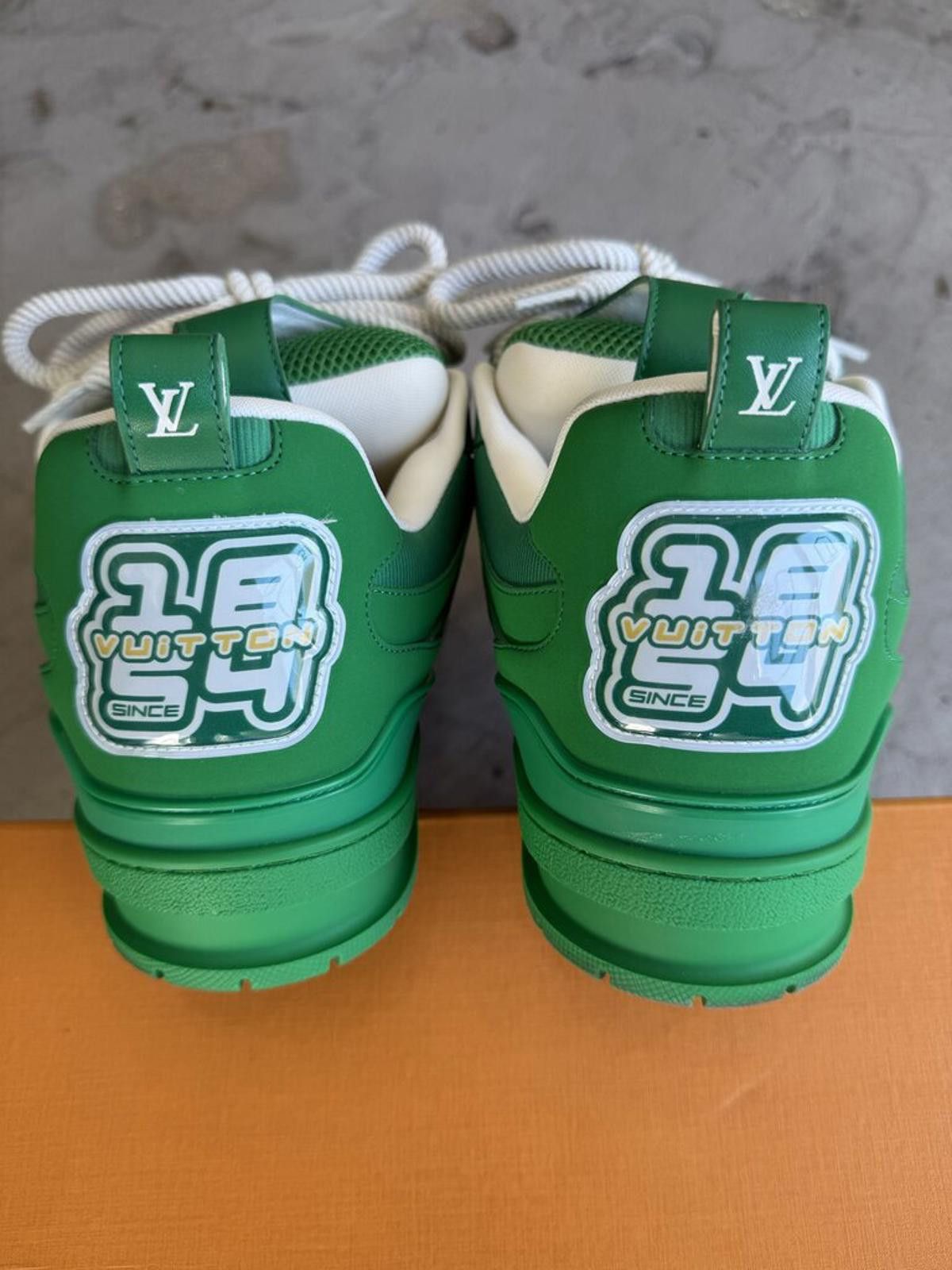 Louis Vuitton Louis Vuitton Sk8 Sneaker Green Sz. 43 Size US 10 / EU 43 - 4 Thumbnail
