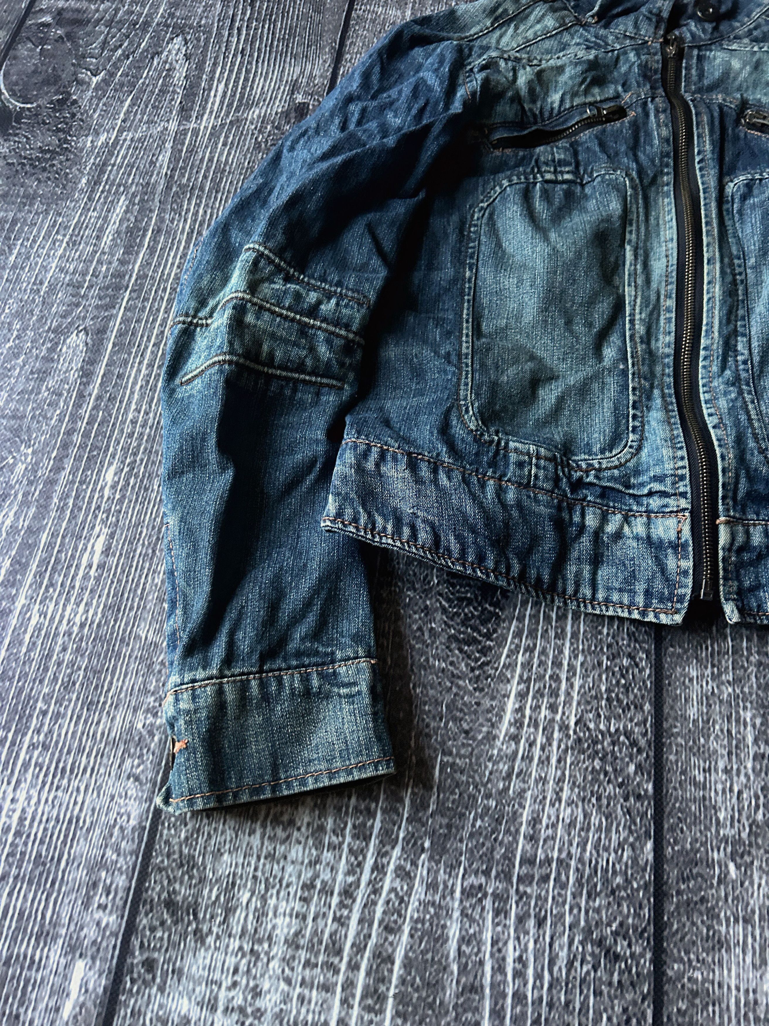 Other VTG Avant Garde Rick Owens Style Washed Jeans Jacket 90s Size US S / EU 44-46 / 1 - 2 Thumbnail