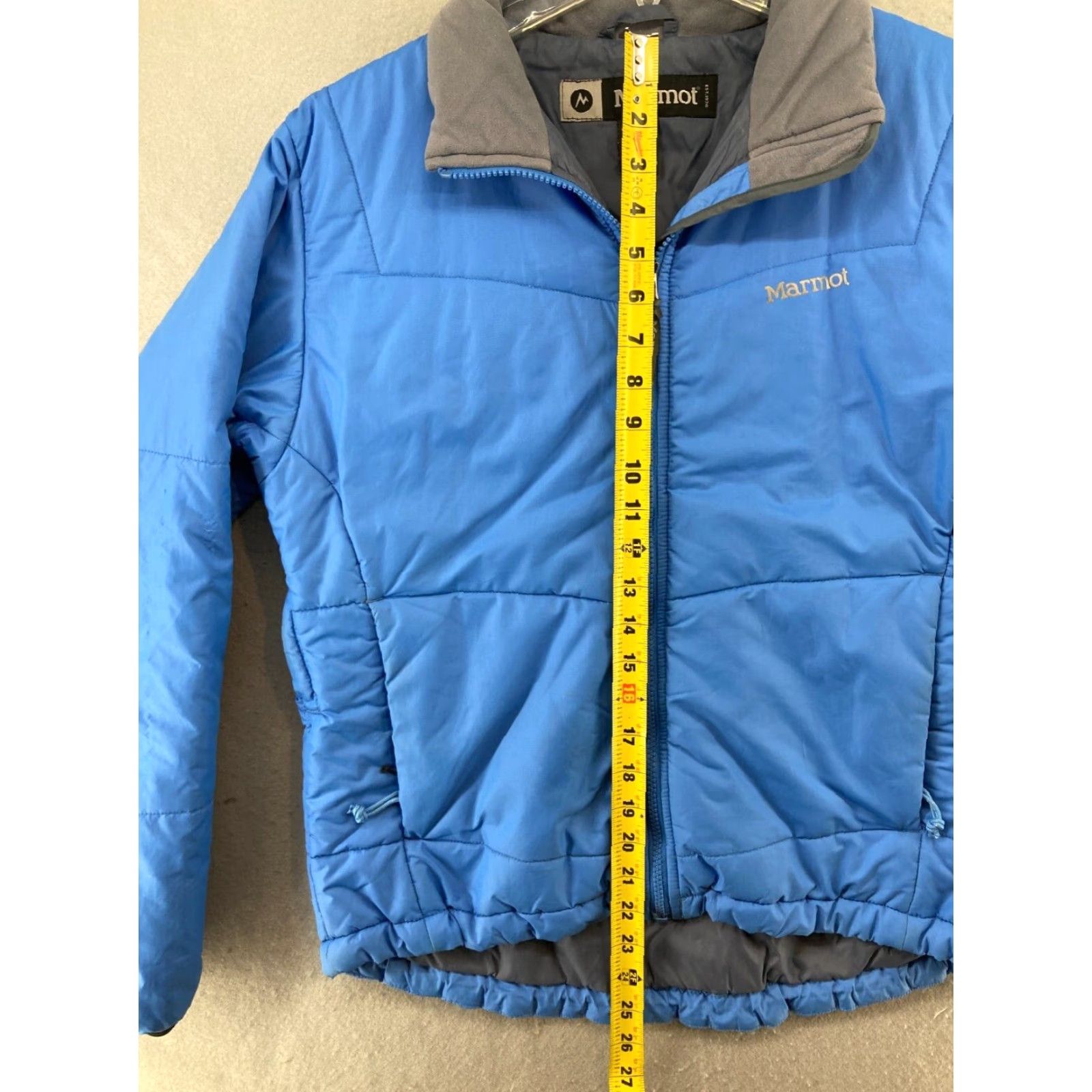 Marmot Womens Coat Large Blue Full Zip Outdoor Hiking