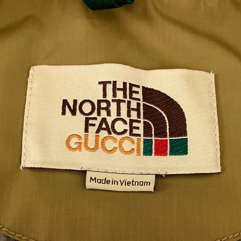 Gucci Gucci The North Face co-branded brown stand-up collar zippe Size US M / EU 48-50 / 2 - 7 Thumbnail