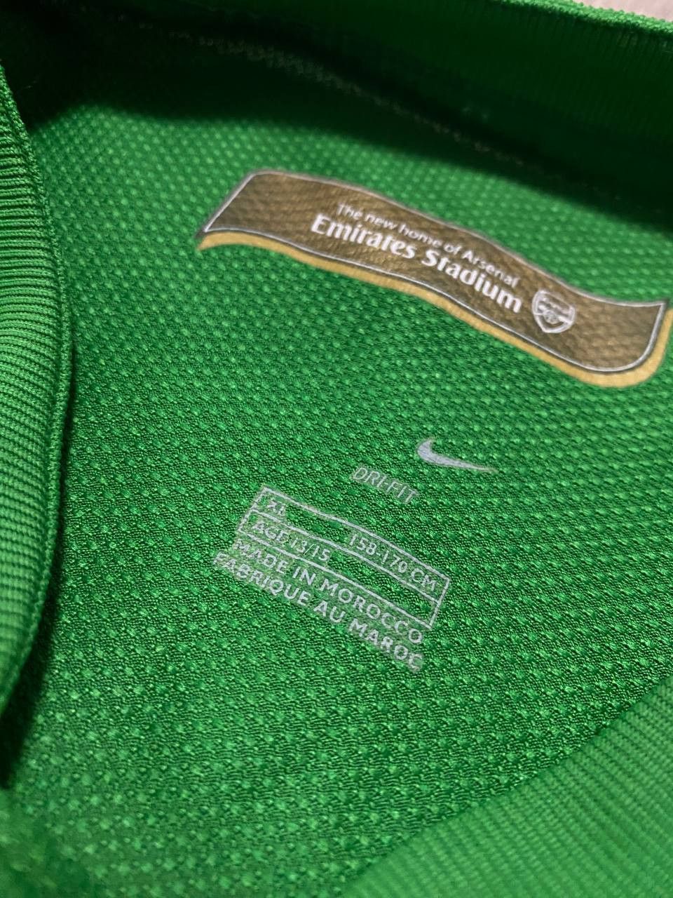 Nike Vintane Jerseys Nike Arsenal Fly Emirates Sharpy Green Y2K Size US S / EU 44-46 / 1 - 4 Thumbnail
