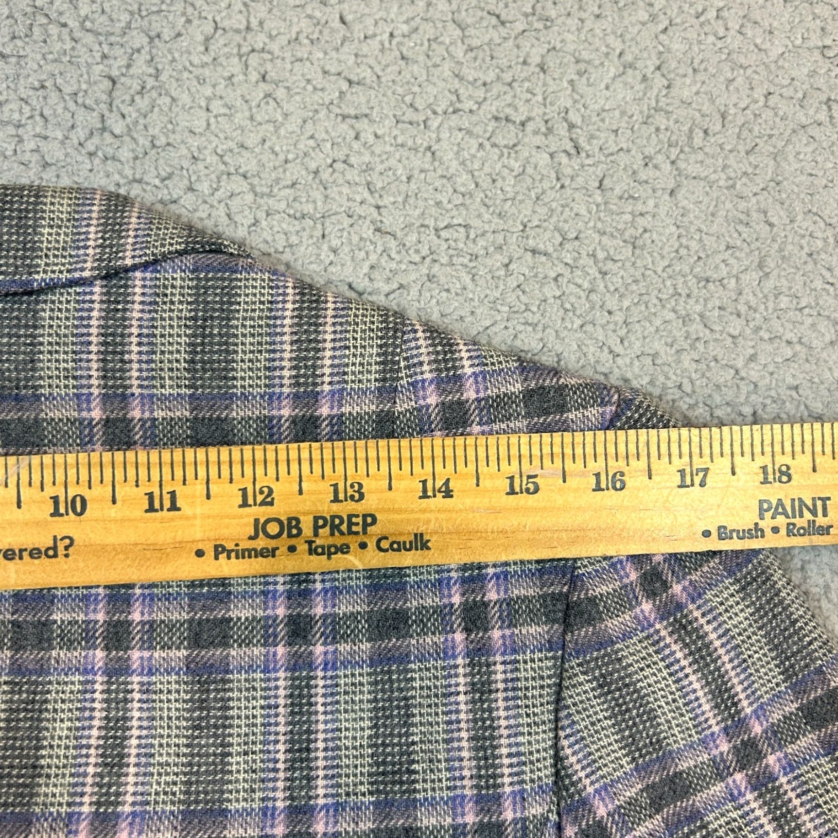 Pendleton VINTAGE Pendleton Blazer Jacket Women Gray 12P Petite Wool Single-Breasted Notch Lapel Work Size XL / US 12-14 / IT 48-50 - 6 Thumbnail