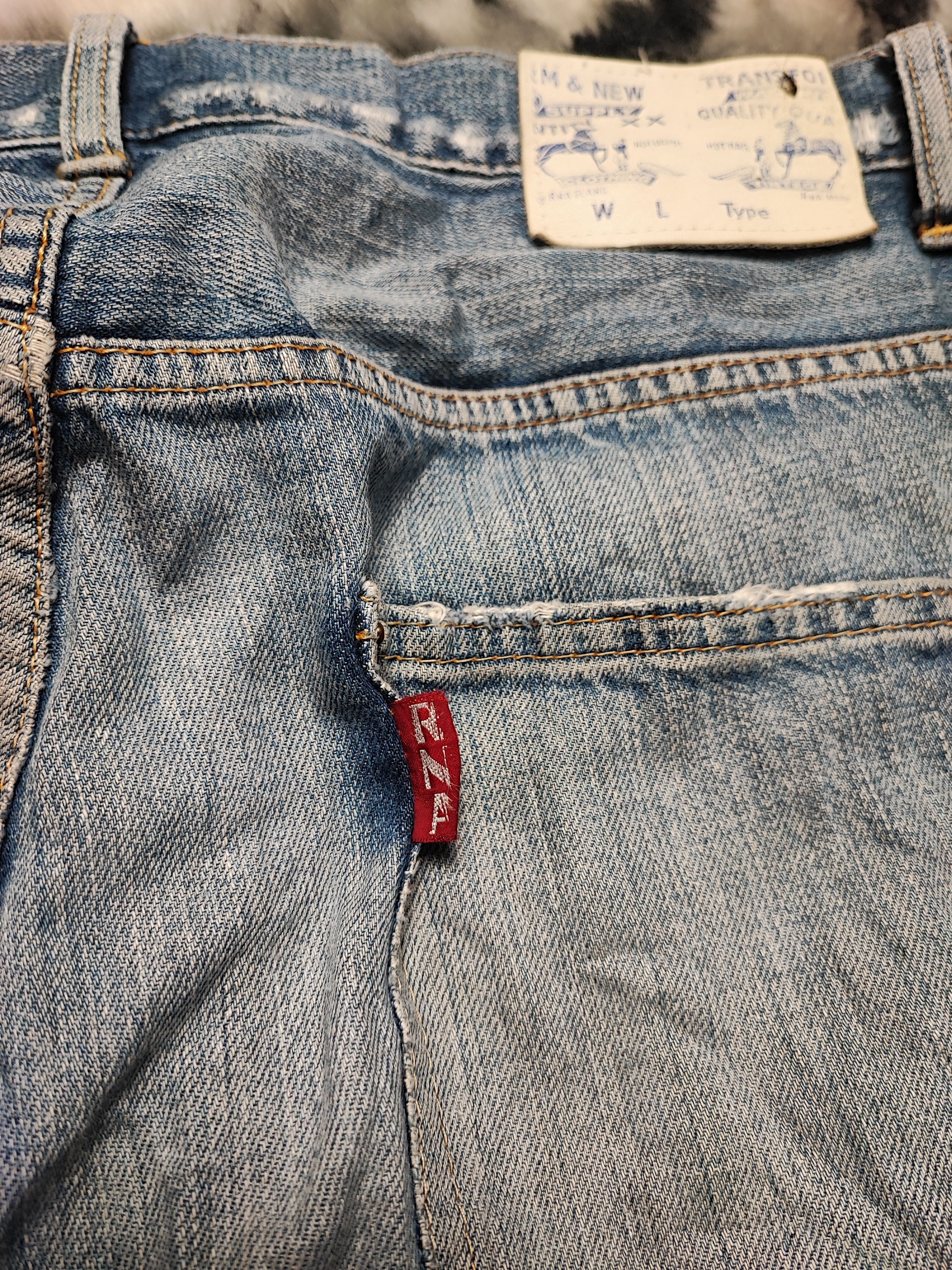 Hysteric Glamour RNA SLANG SELVEDGE DISTRESSED DENIM UNDERCOVER DESIGN Size US 30 / EU 46 - 12 Thumbnail