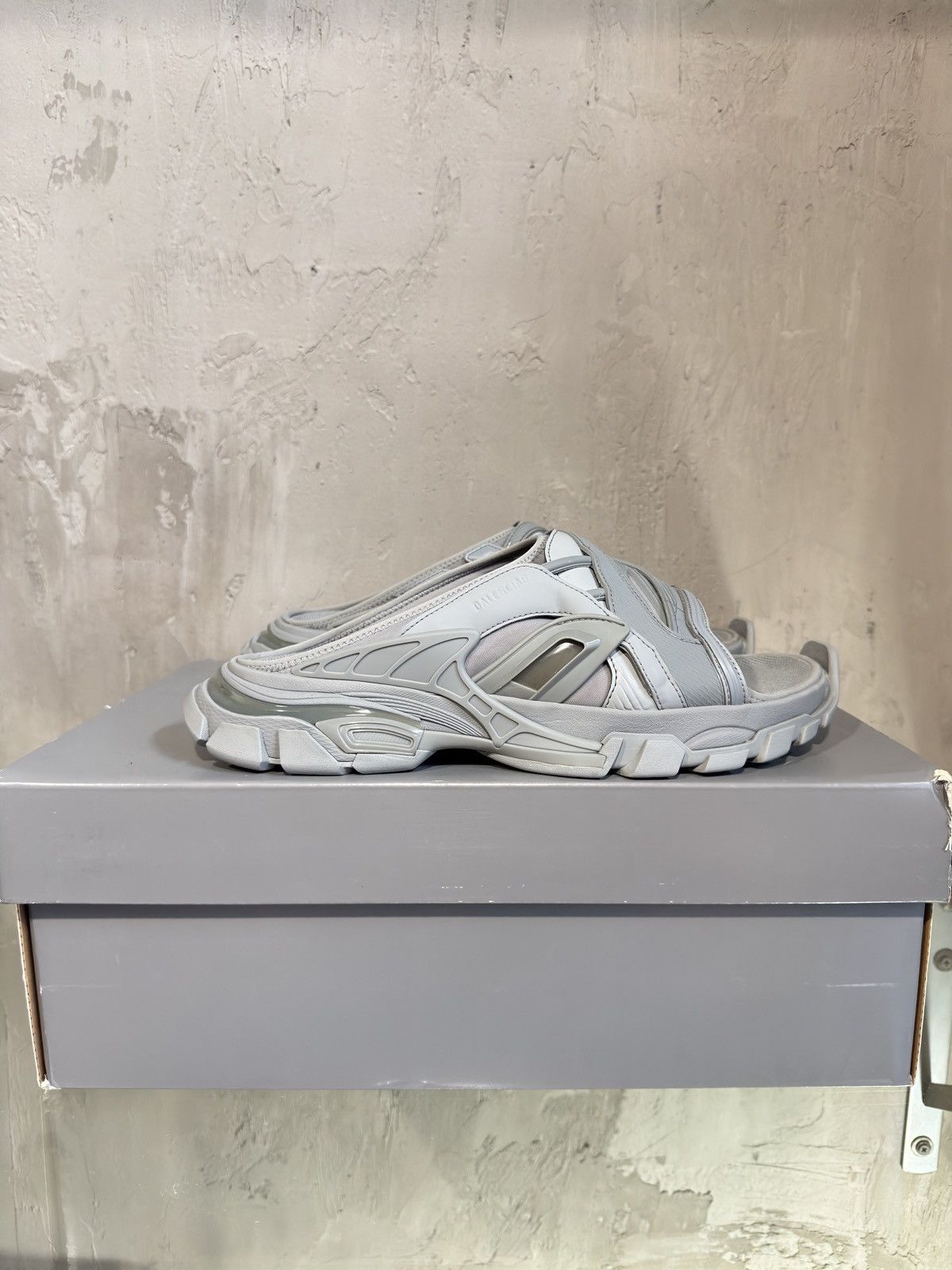 Balenciaga Track Slide Sandal Size US 10 / EU 43 - 1 Thumbnail