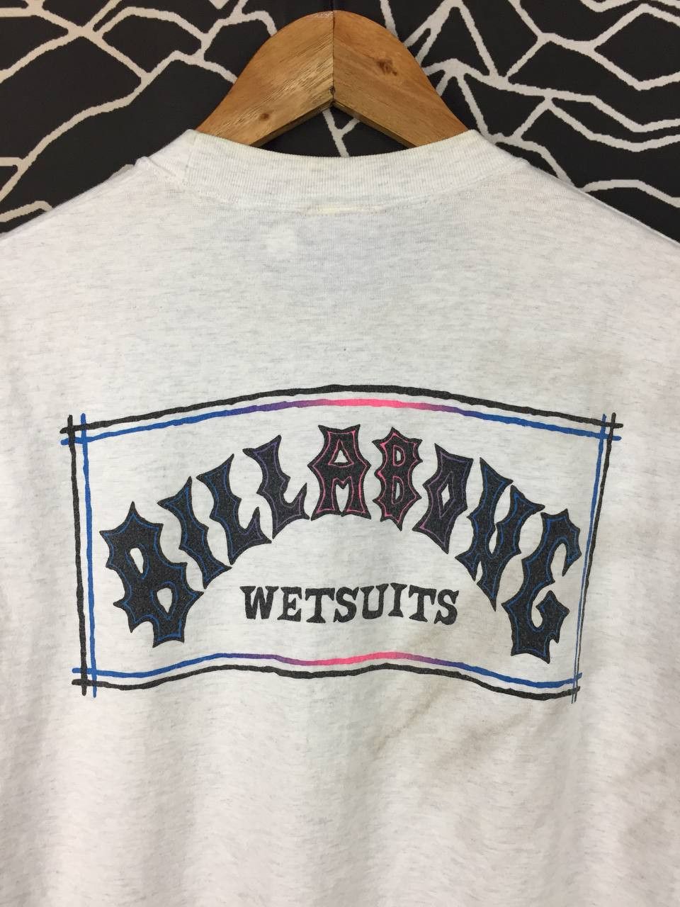 Billabong Vtg 90s Billabong Wetsuits Single Stitch Surf Skate Tee Size US L / EU 52-54 / 3 - 3 Thumbnail