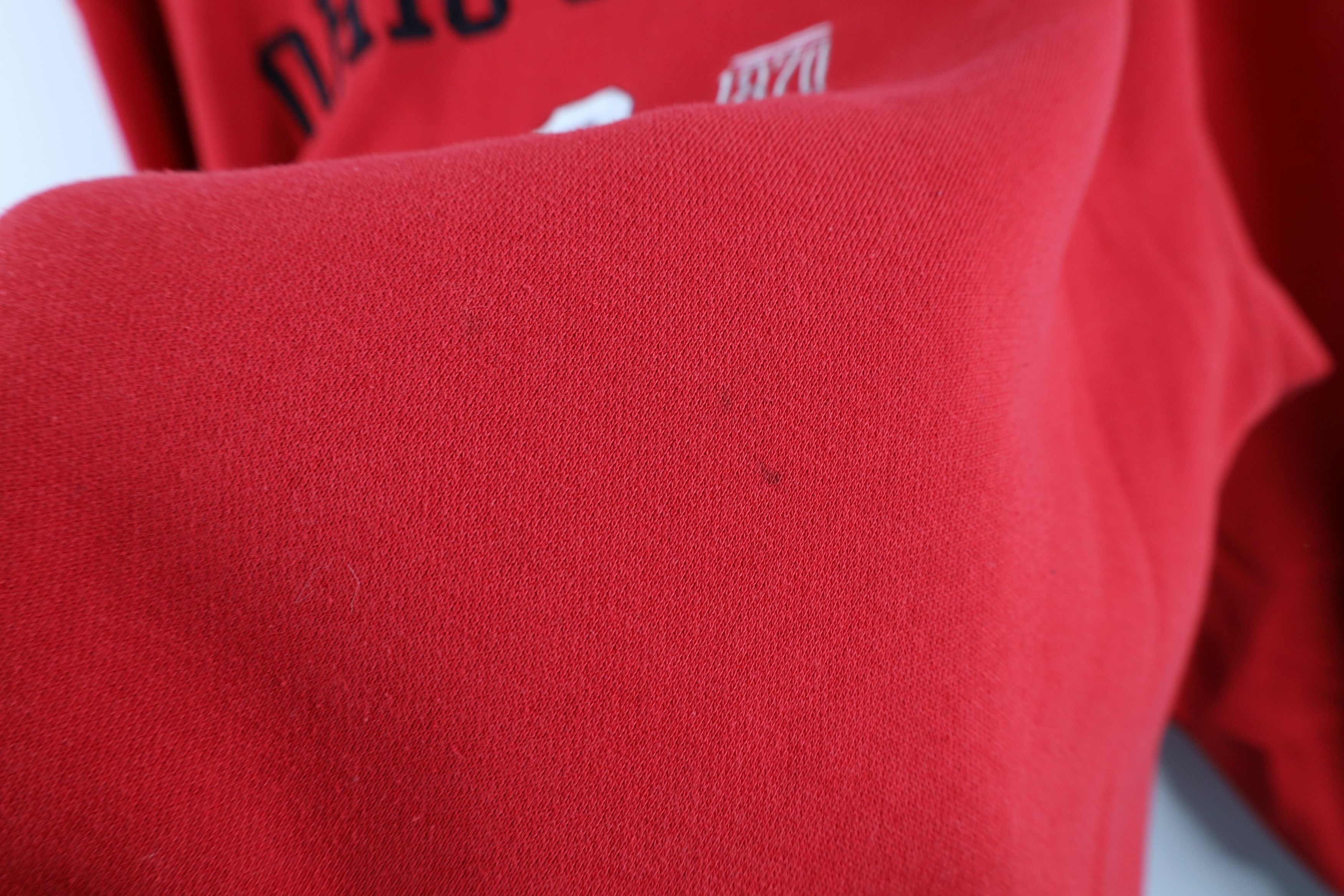 Vintage Vintage 90s Spell Out Ohio State University Sweatshirt Red Size US L / EU 52-54 / 3 - 5 Thumbnail