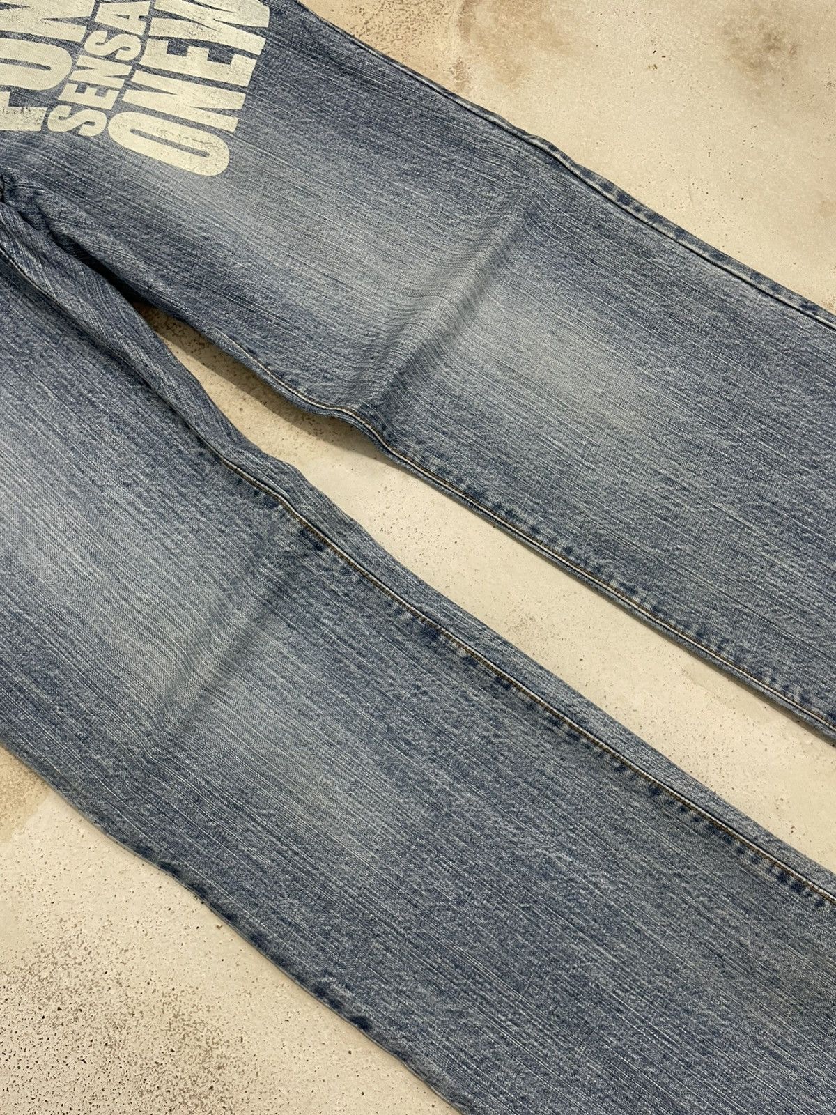 Other One Way Jeans Sexy & Delicious Girl Distressed Flare Size US 27 - 6 Thumbnail