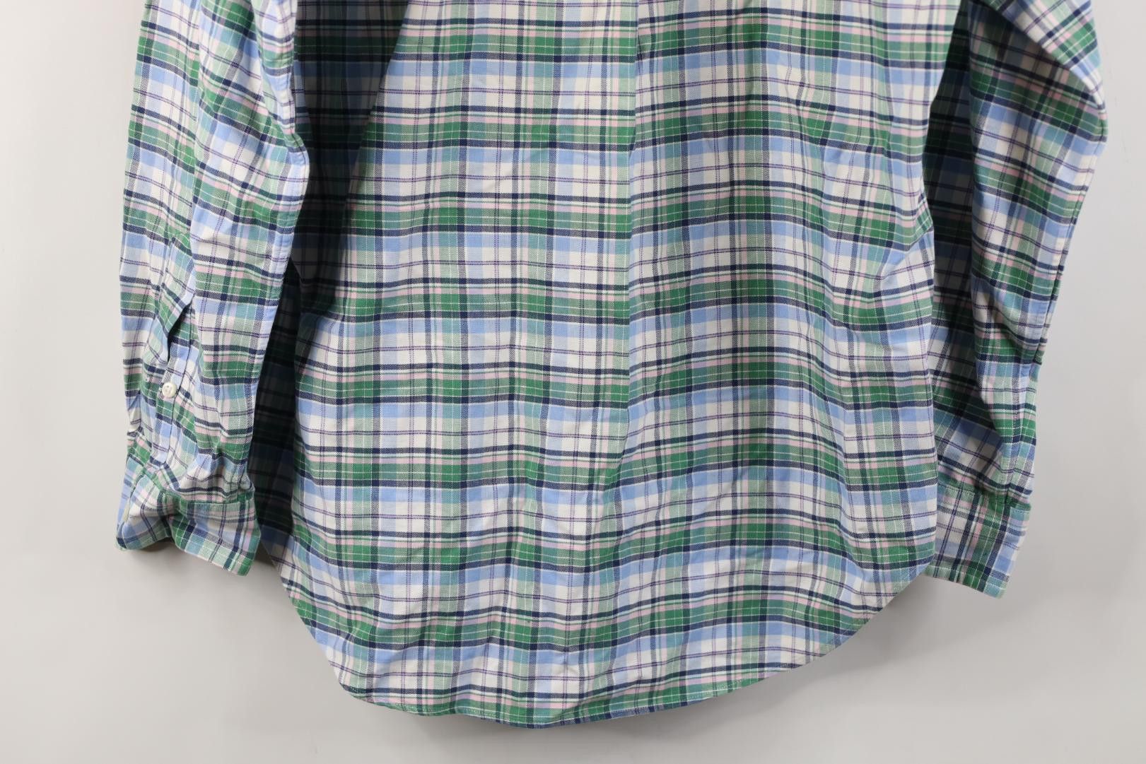 Polo Ralph Lauren Vintage 90s Ralph Lauren Oxford Button Down Shirt Plaid Size US S / EU 44-46 / 1 - 12 Thumbnail