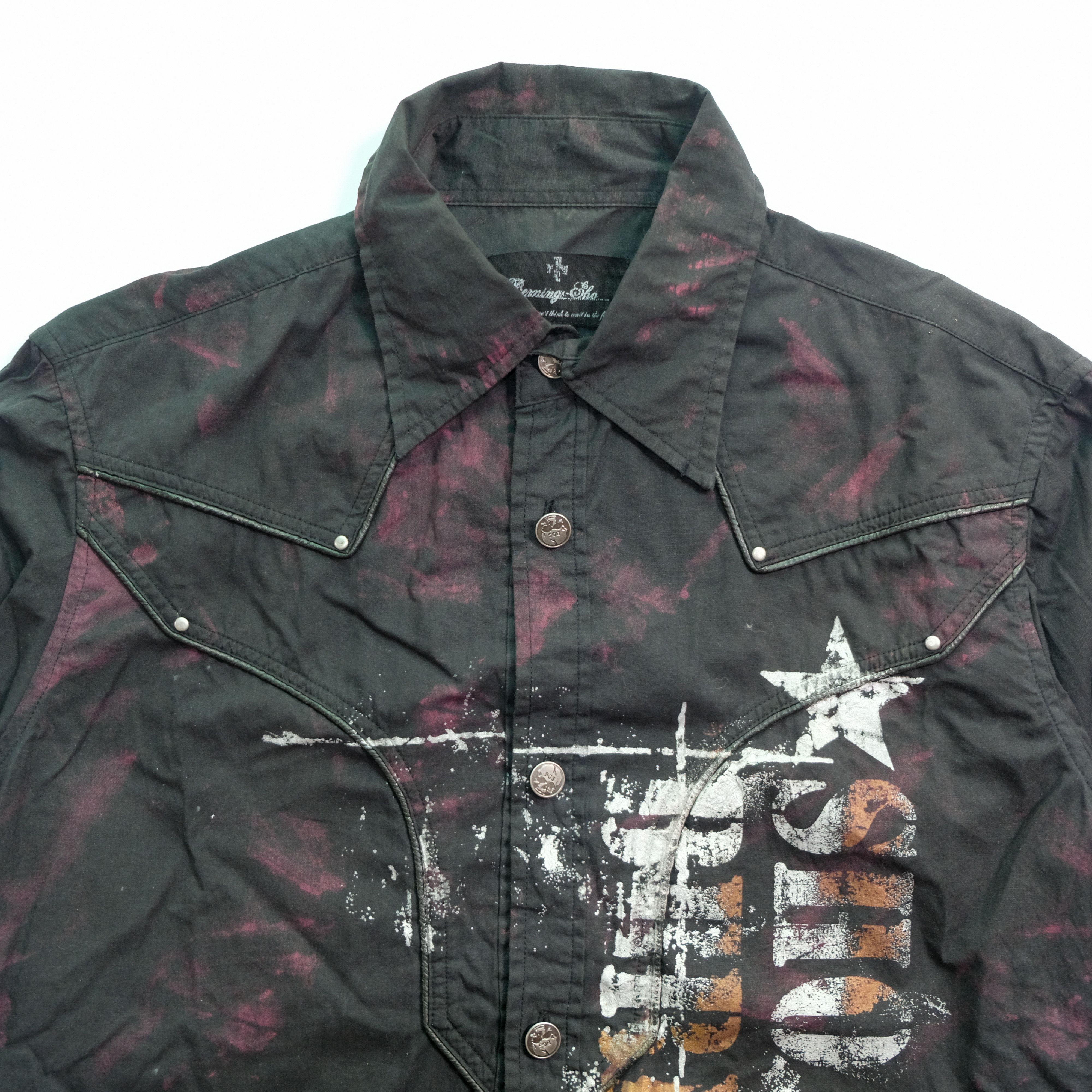 BERNINGS SHO Bernings sho gothic punk button up longsleeve shirt Size US M / EU 48-50 / 2 - 5 Thumbnail
