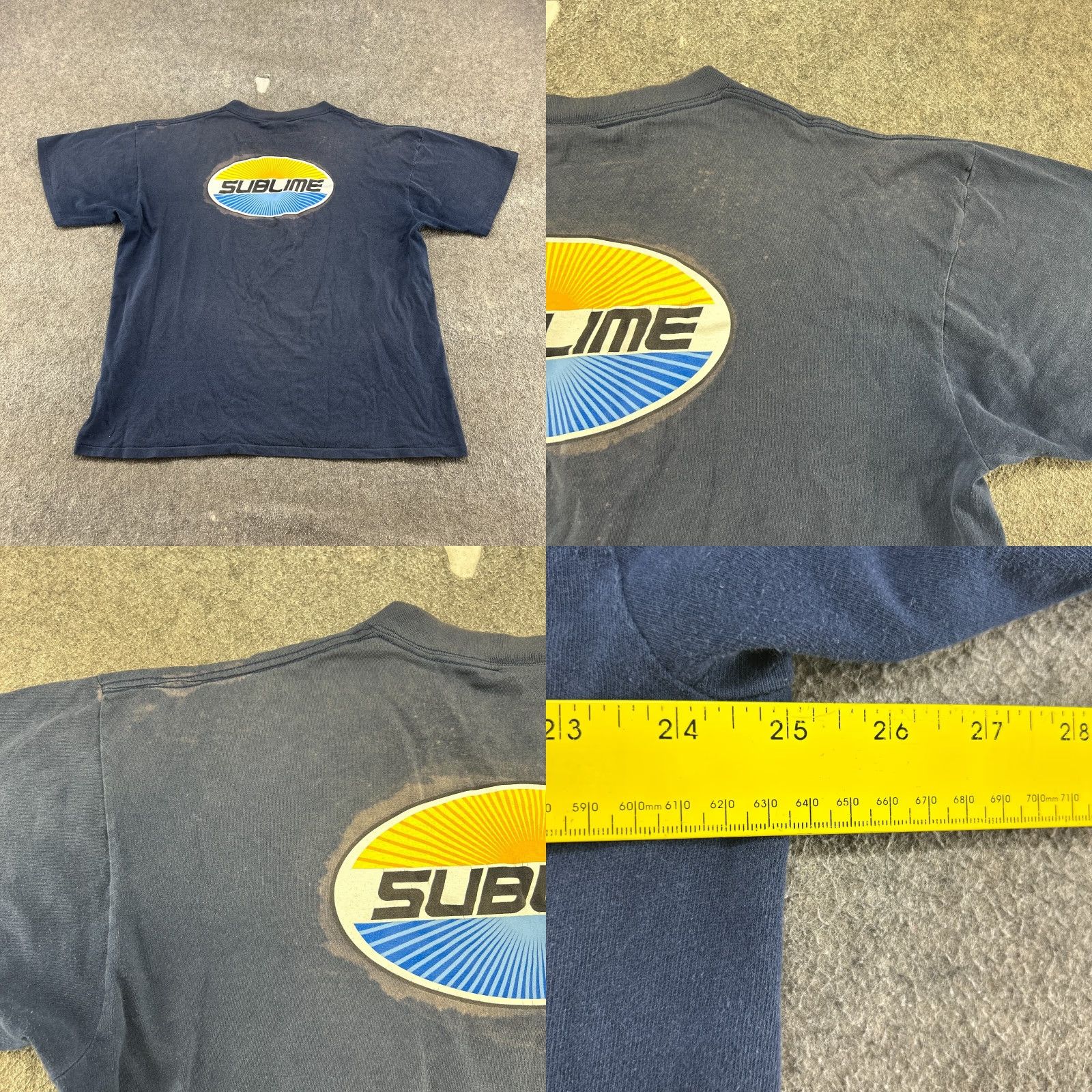 Vintage VINTAGE Sublime Shirt Mens XL Blue Single Stitch Band Tee Grunge Sun Faded 90s Size US XL / EU 56 / 4 - 8 Thumbnail