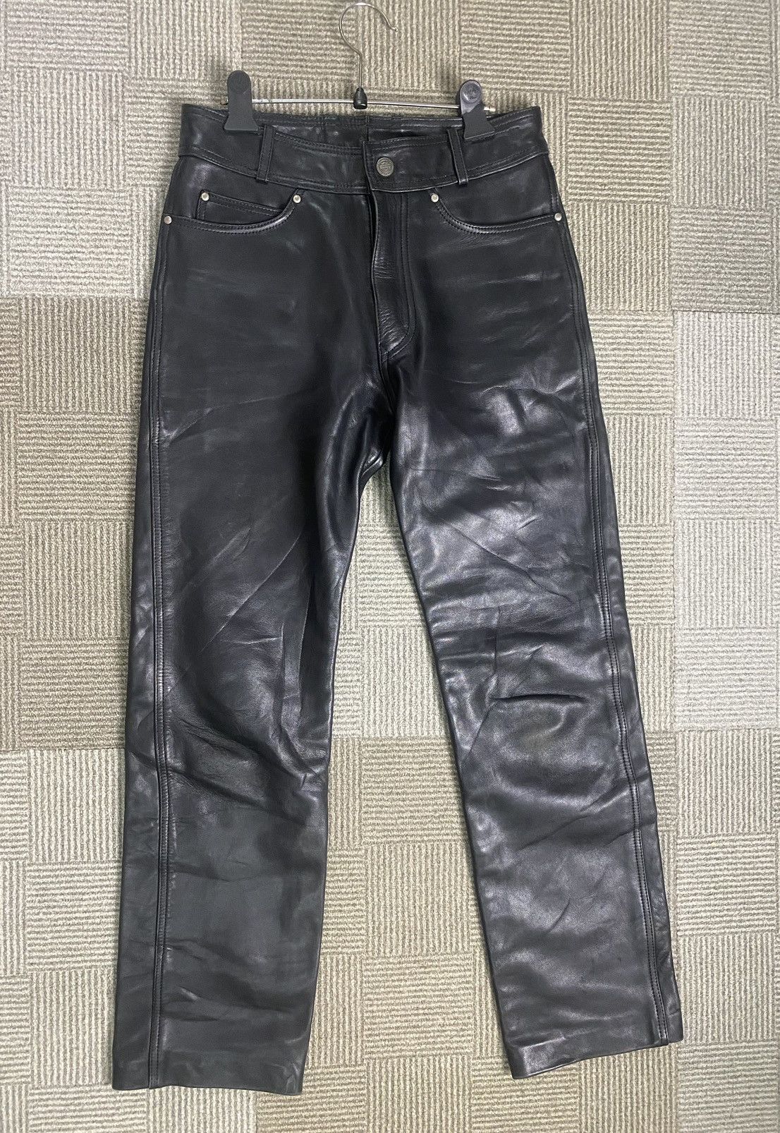 Harley Davidson Harley Davidson Cowhide Leather Pant Size US 29 - 1 Thumbnail