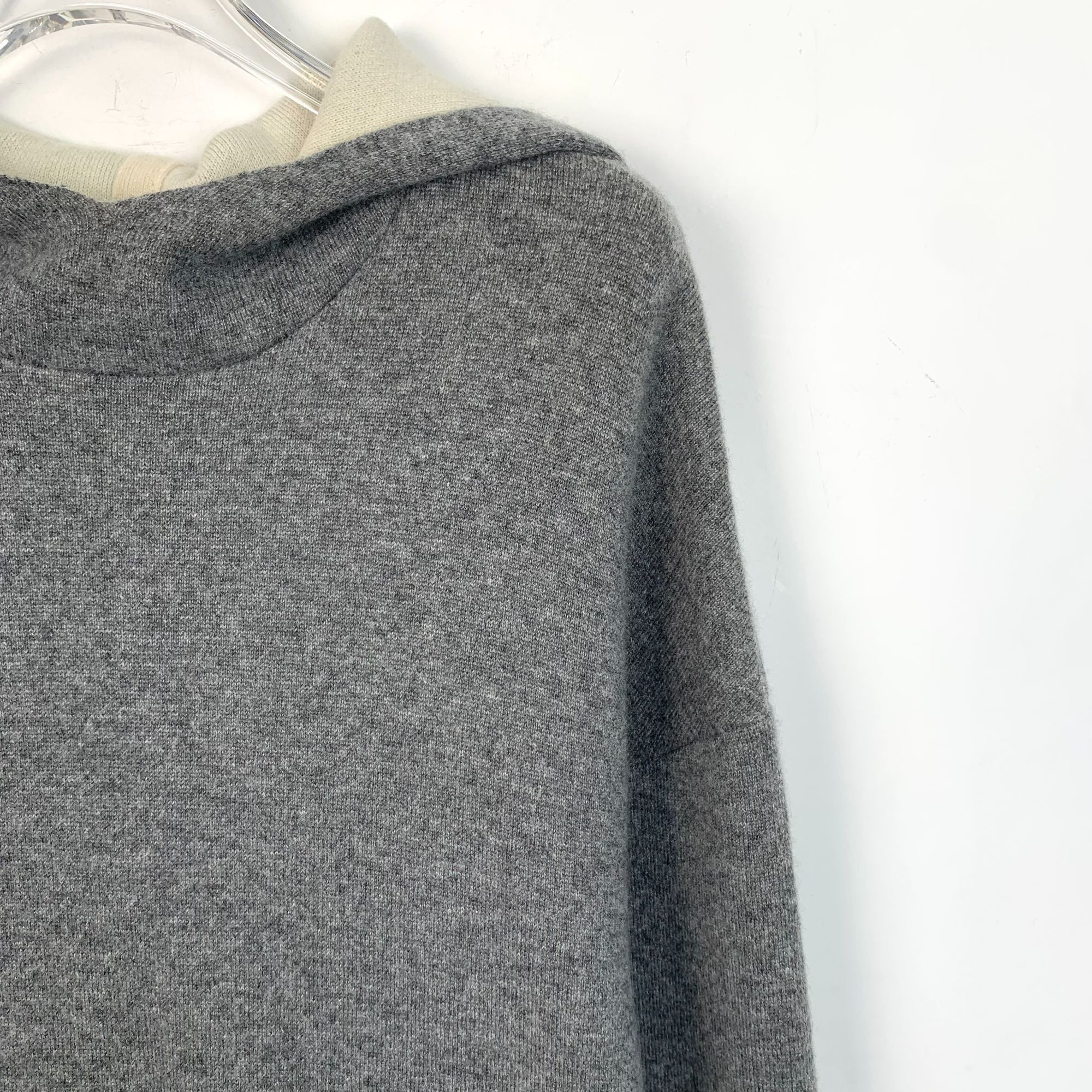 Dior Christian Dior Grey Cashmere Hooded Long-Sleeve Sweater Size Size XS / US 0-2 / IT 36-38 - 6 Thumbnail