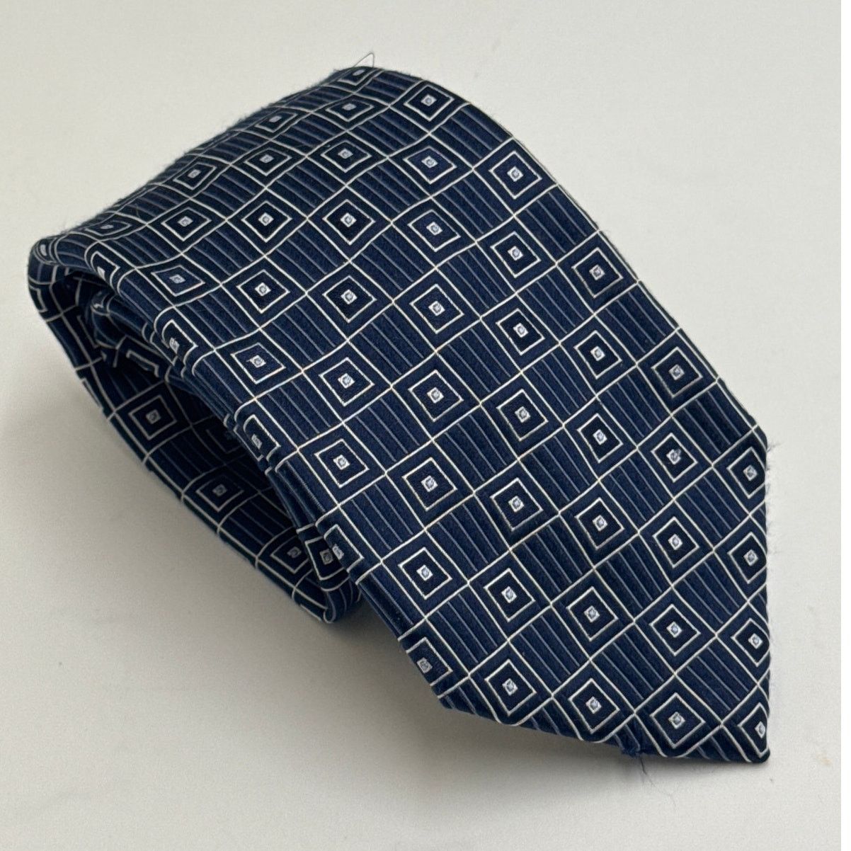Other Donald J Trump Signature Collection Silk Tie Navy Geometric Size ONE SIZE - 2 Thumbnail
