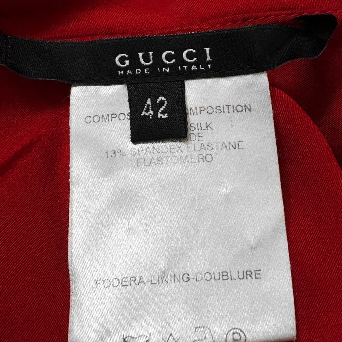 Gucci Runway Gucci by Tom Ford FW2003 red silk corseted dress Size M / US 6-8 / IT 42-44 - 11 Thumbnail