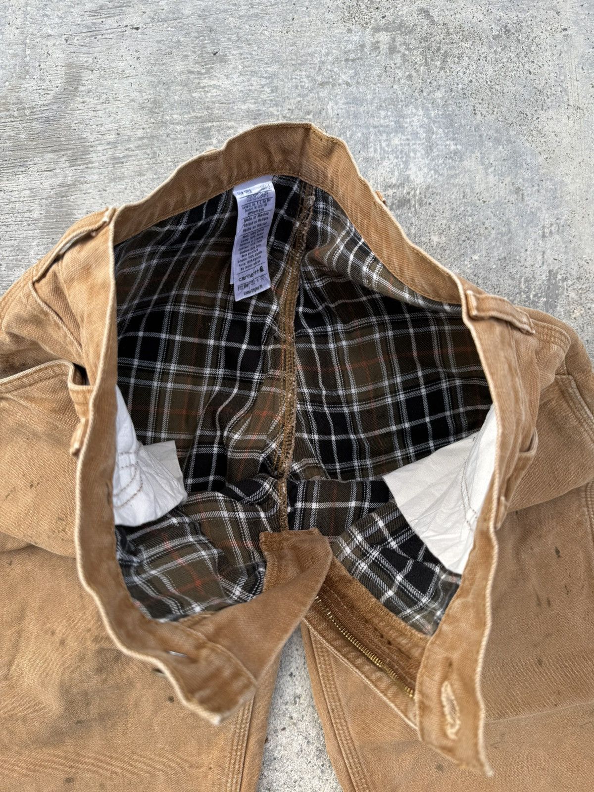 Carhartt VINTAGE CARHARTT WORKWEAR CARPENTER PAINT DISTRESSED BAGGY Size US 30 / EU 46 - 5 Thumbnail