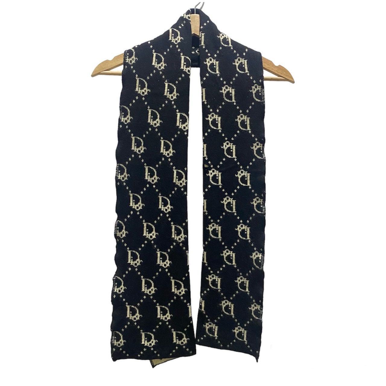 Christian Dior Monsieur CHRISTIAN DIOR MONOGRAM WOOL SCARF/MUFLER Size ONE SIZE - 1 Thumbnail