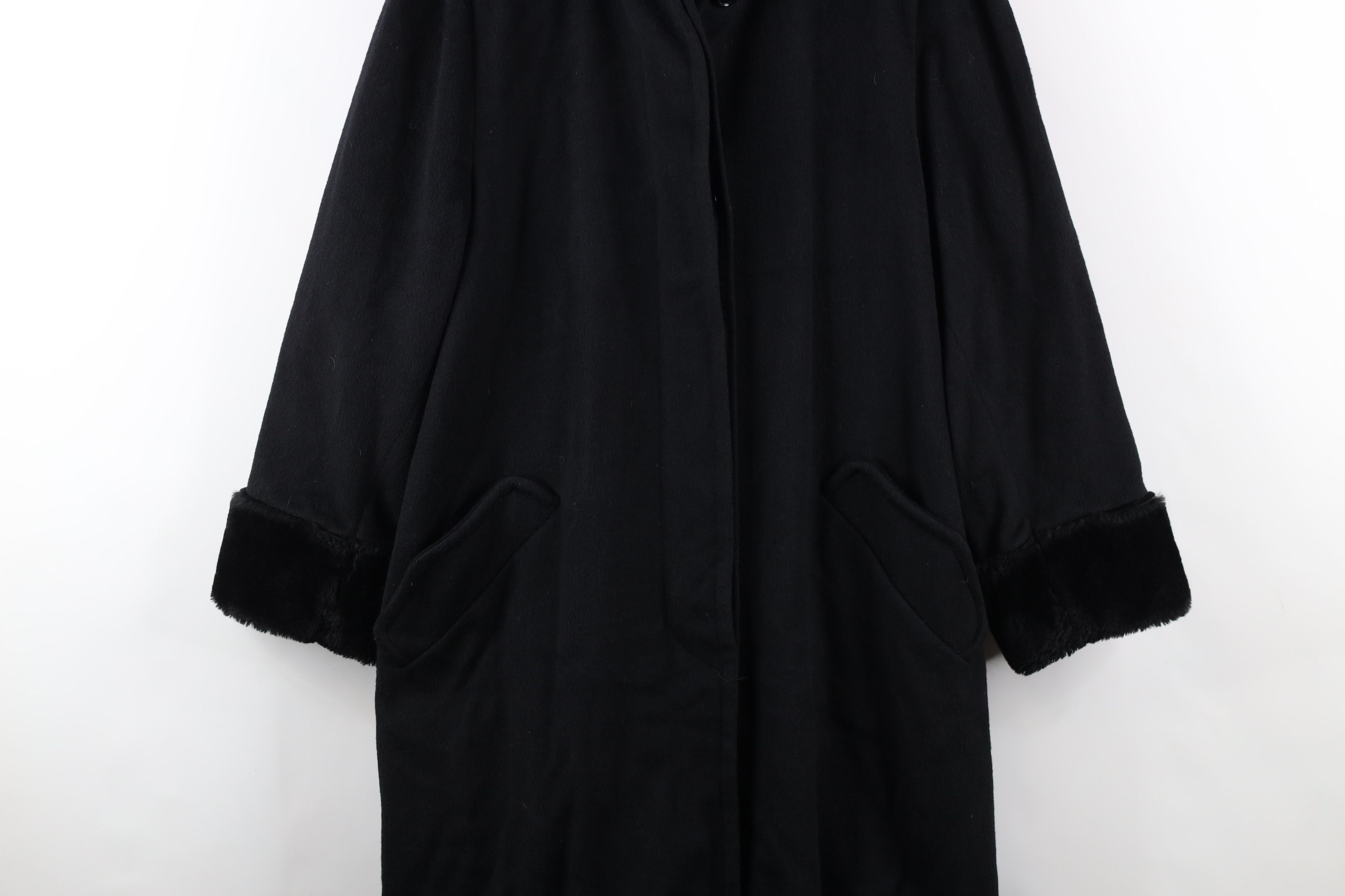 Vintage Vintage 90s Streetwear Wool Pennylane Trench Coat Jacket USA Size M / US 6-8 / IT 42-44 - 3 Thumbnail