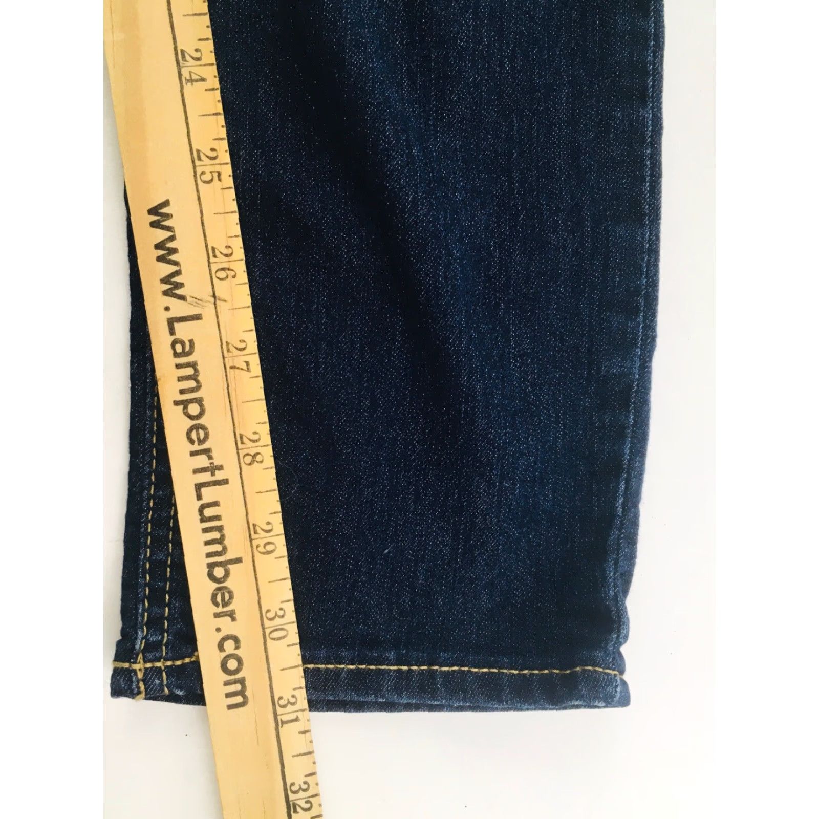 Old Navy Old Navy Jeans Size 6 Dark Blue Maternity Full Panel Skinny Straight Leg Pockets Size 28" / US 6 / IT 42 - 6 Thumbnail
