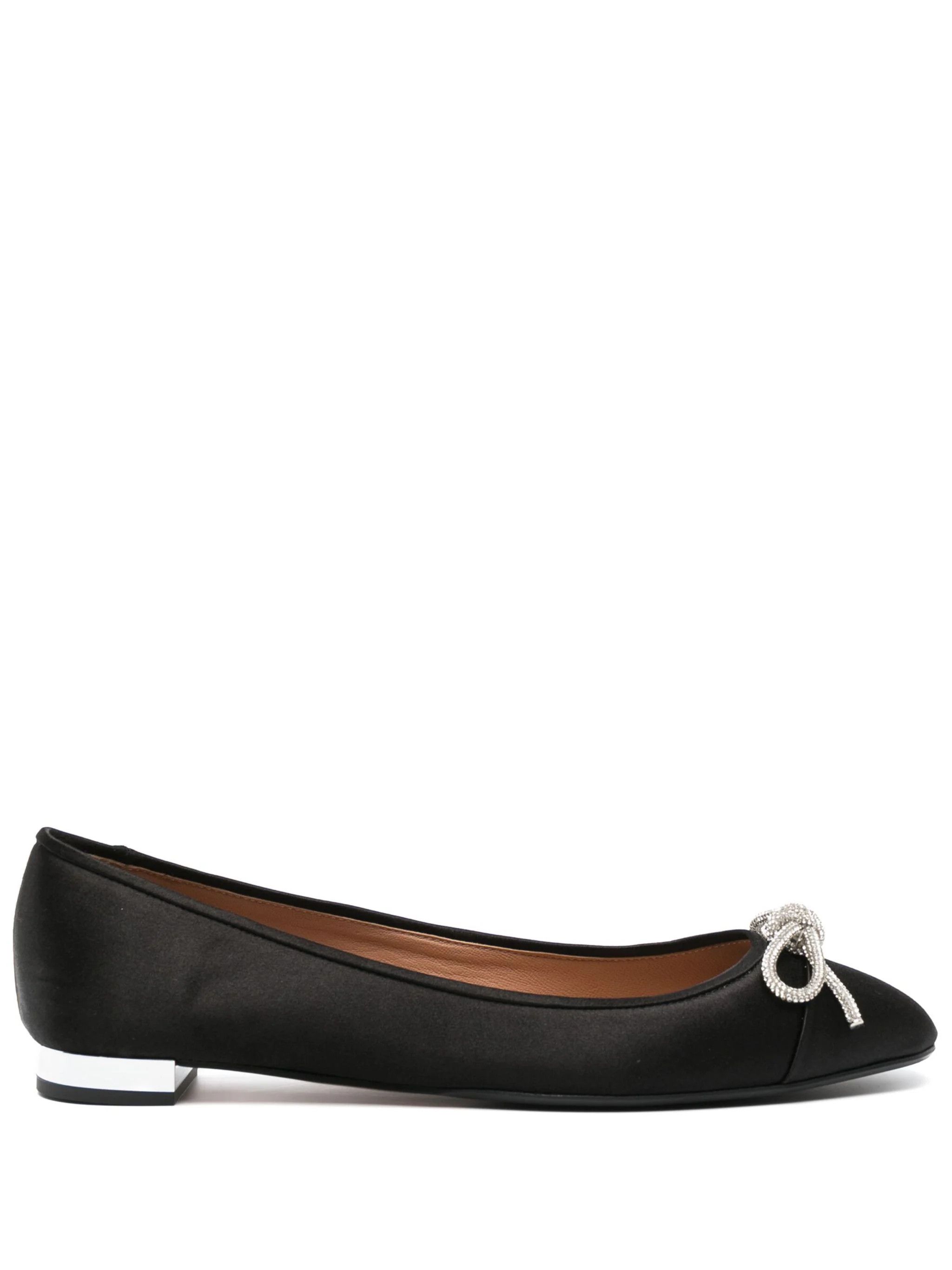 Aquazzura o1srvl11e1024 Flats in Black Size US 10 / IT 40 - 2 Thumbnail