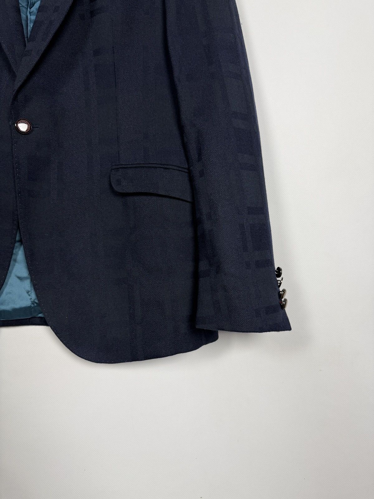 Savile Row Savile Row Wool Single Button Blazer Jacket Slim Size 52 Size 42R - 5 Thumbnail
