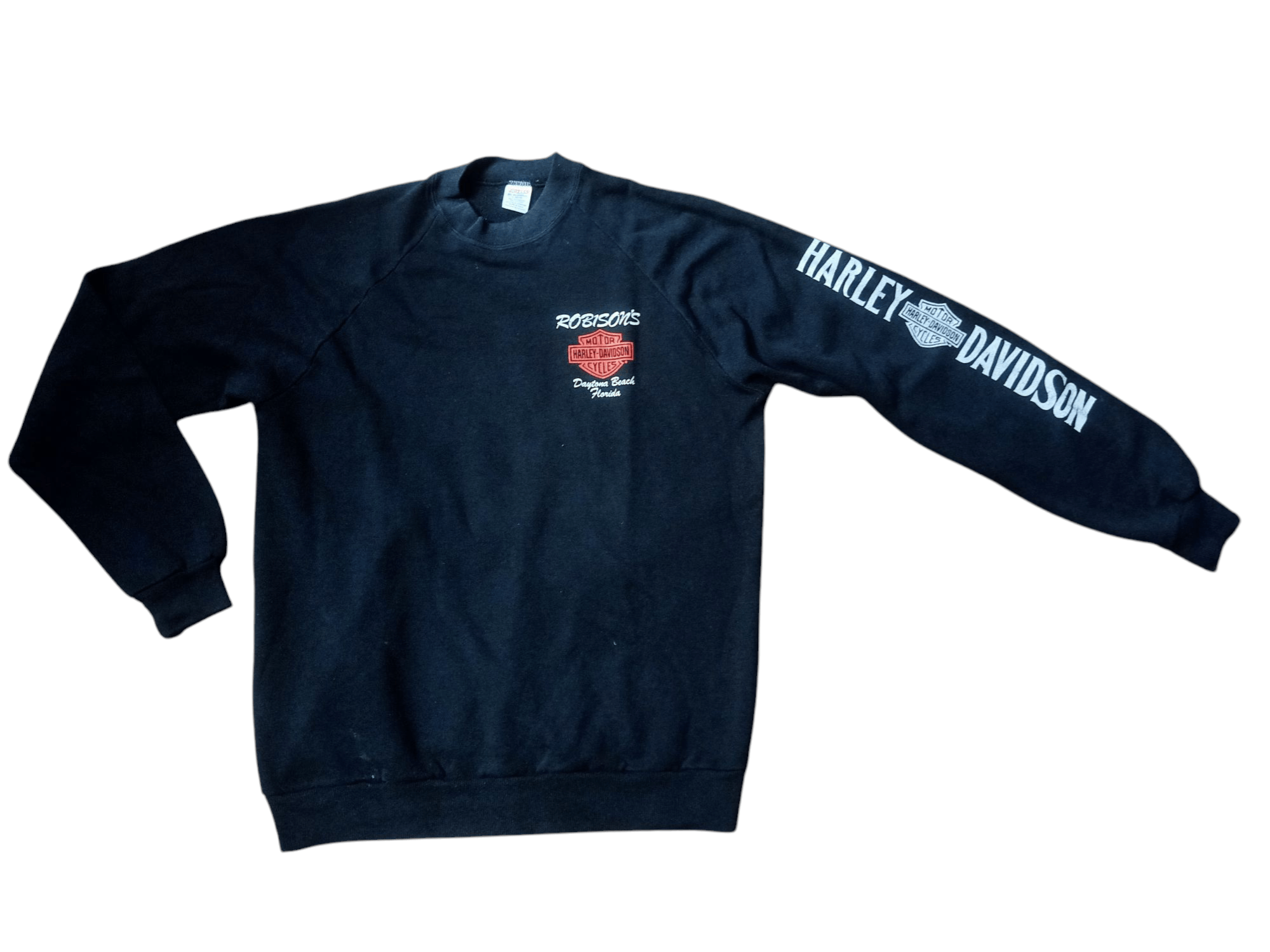 Harley Davidson × Vintage Vintage 80s Harley Davidson CrewNeck Sweatshirt Size US L / EU 52-54 / 3 - 1 Thumbnail