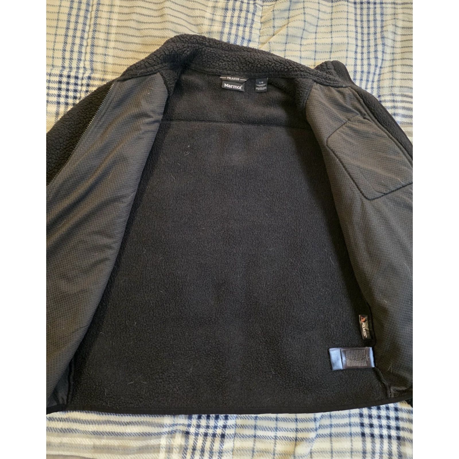 Marmot Marmot Wiley Polartec Fleece Jacket Full Zip Black Women's Large Size L / US 10 / IT 46 - 3 Thumbnail