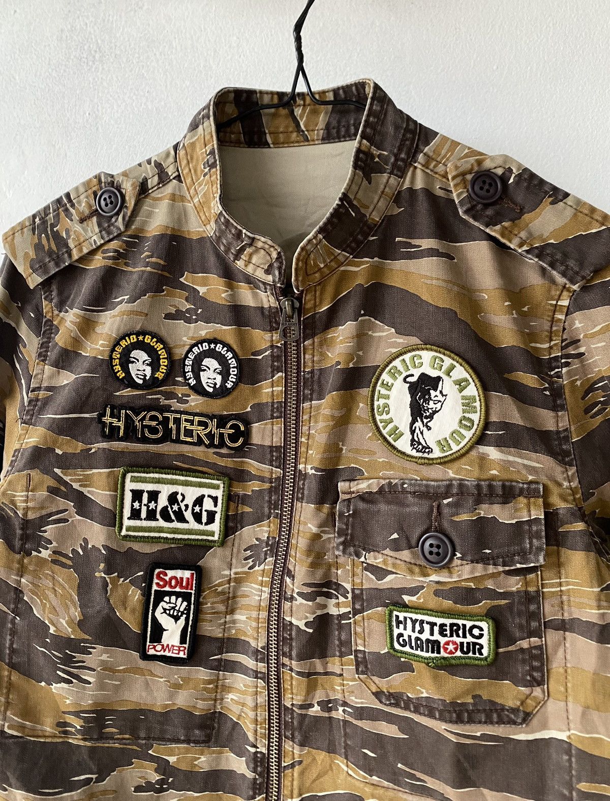 Hysteric Glamour Hysteric style camouflage tigerstripe light jacket Size US S / EU 44-46 / 1 - 3 Thumbnail