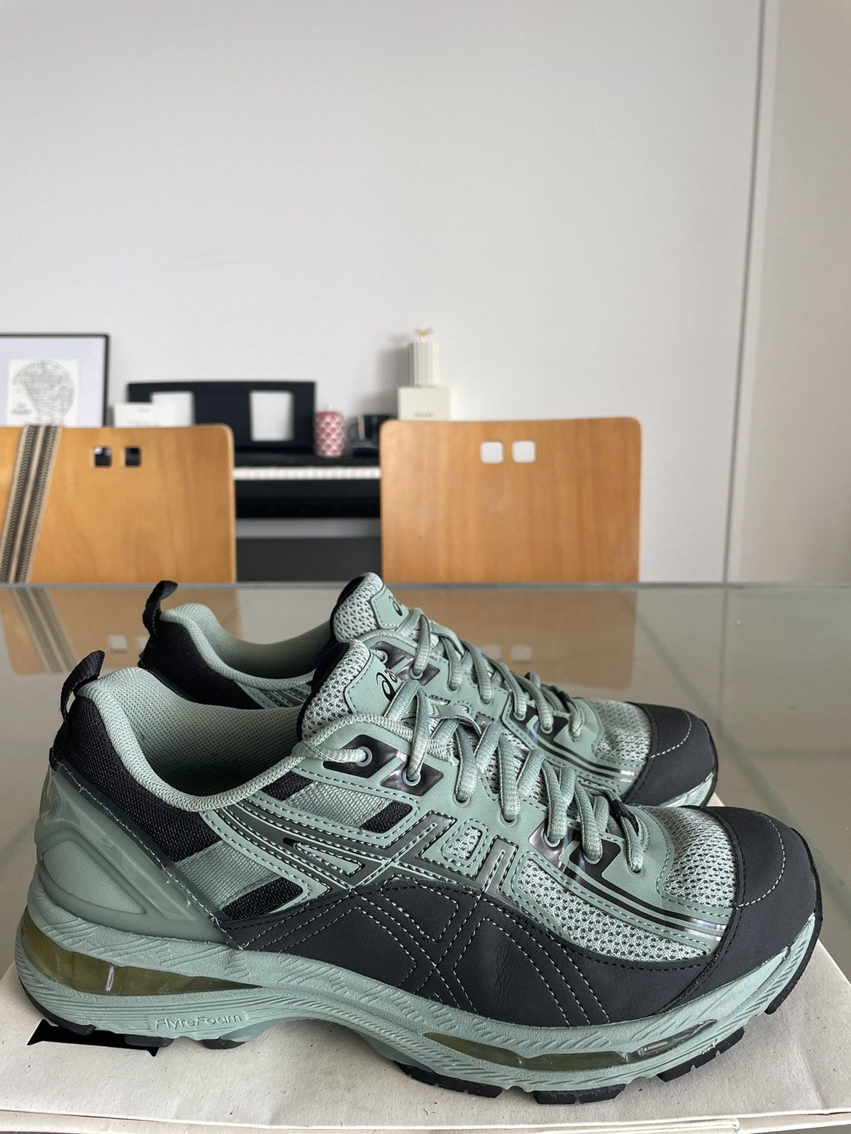 Asics × Kiko Kostadinov KIKO KOSTADINOV ASICS Gel Burz 2 Seafoam/SlateGrey/MintGreen Size US 8.5 / EU 41-42 - 3 Thumbnail