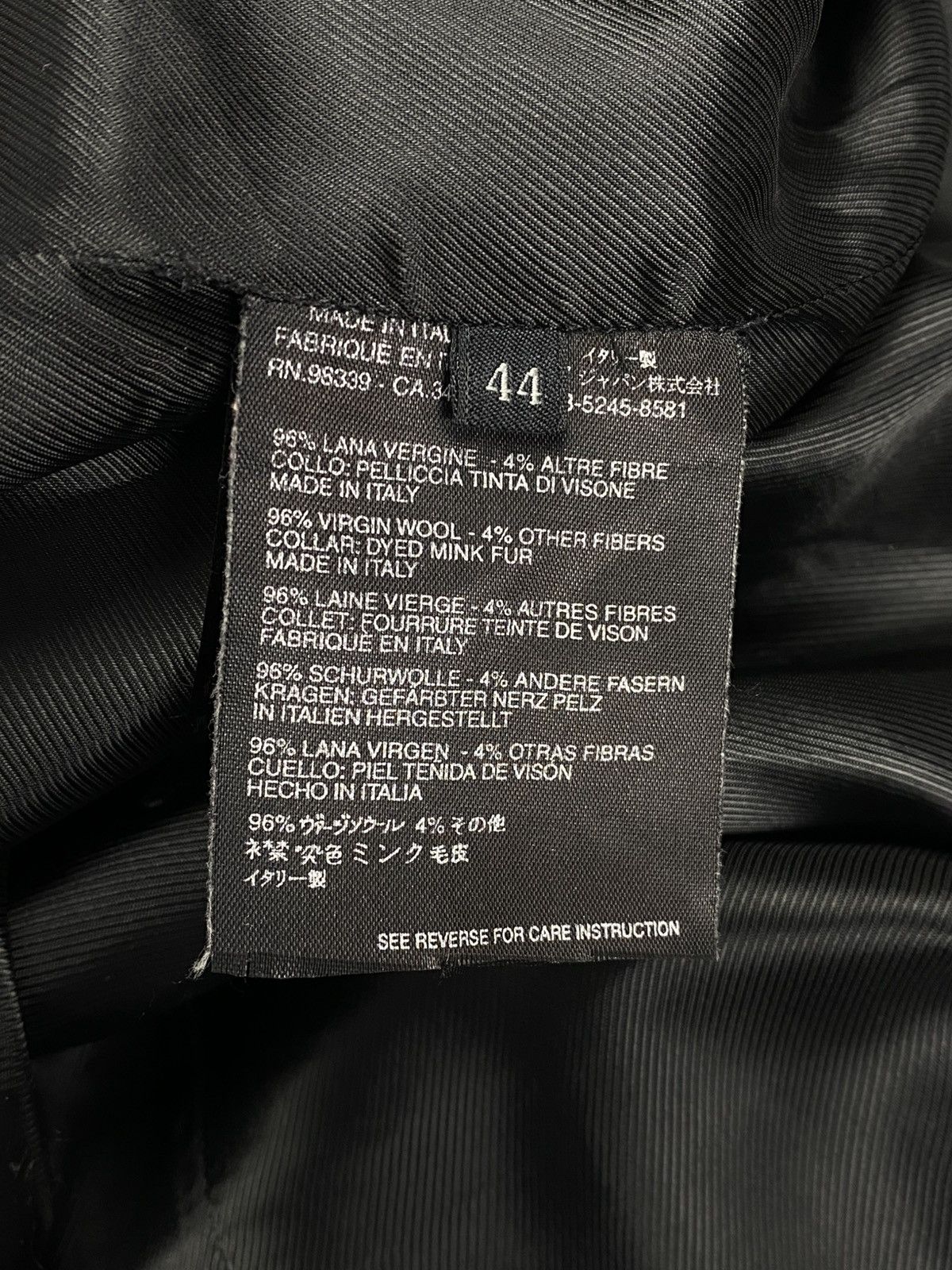 Prada Prada Button Front Collared Long Black Wool Coat Womens Size M / US 6-8 / IT 42-44 - 15 Thumbnail