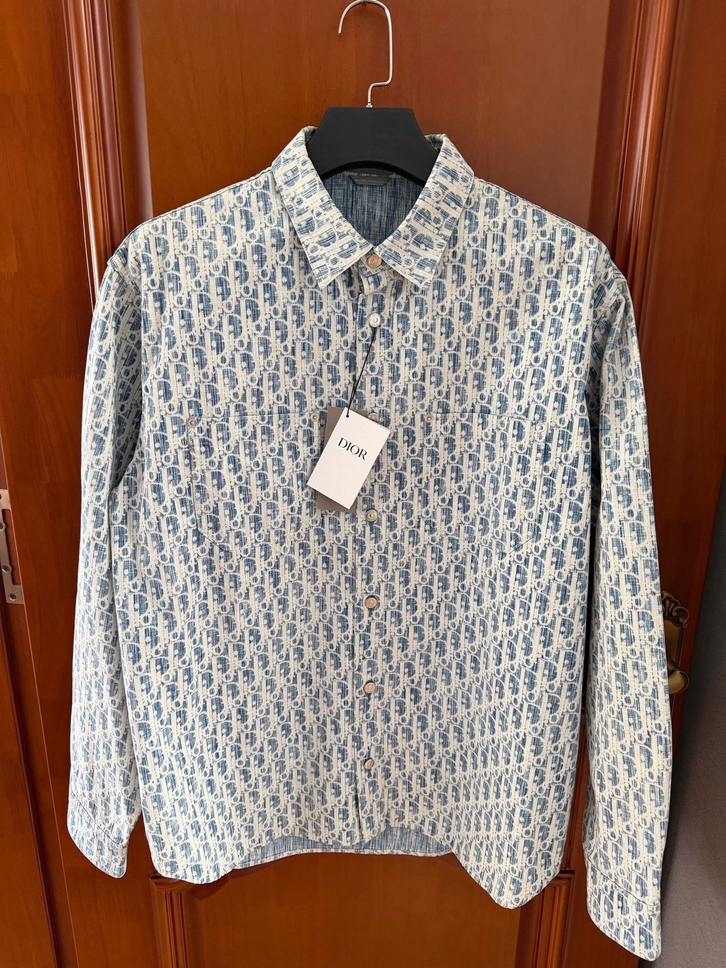 Dior Dior Retro Blue Shirt m Men Size US M / EU 48-50 / 2 - 1 Thumbnail